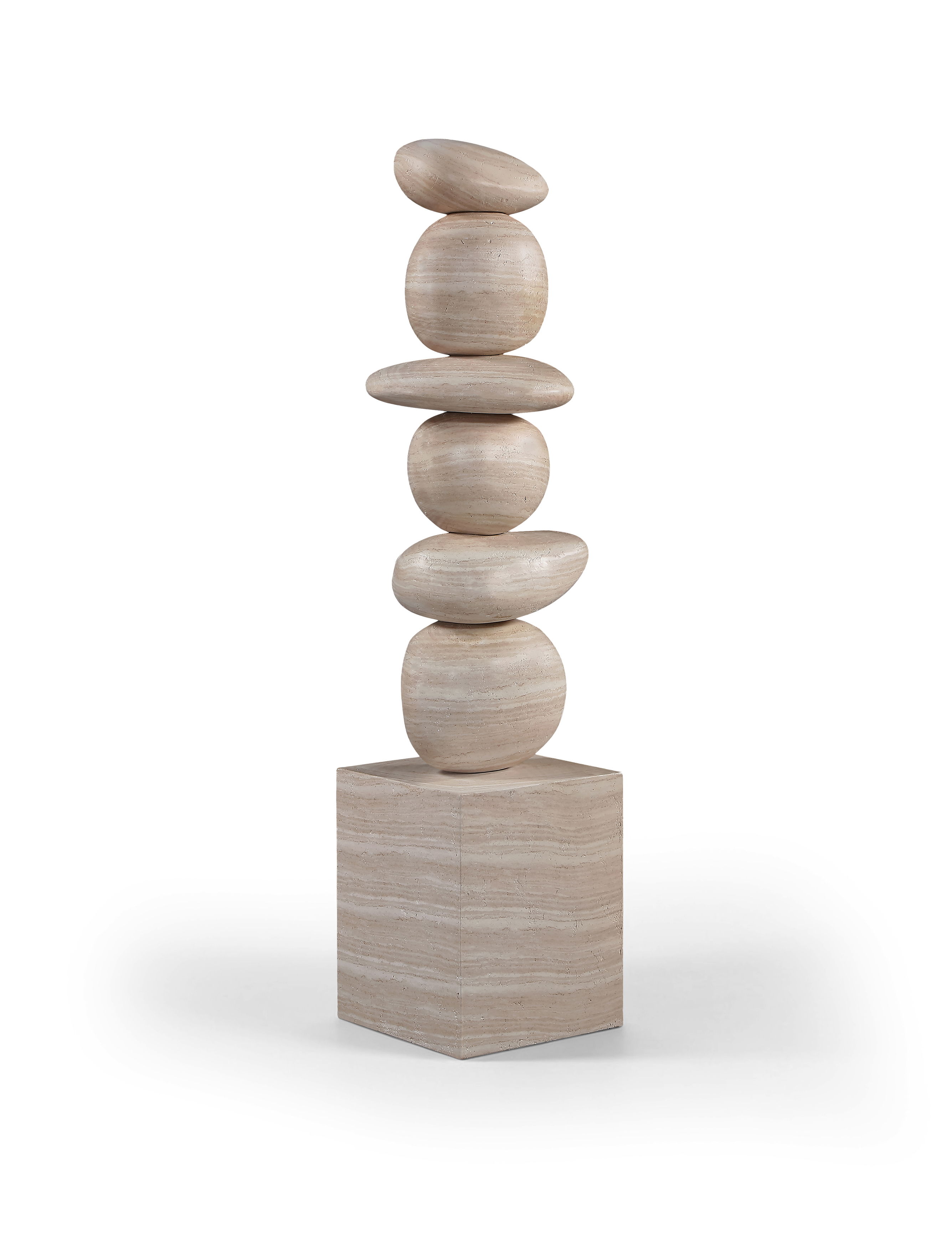 Torix - Sculpture - Travertine