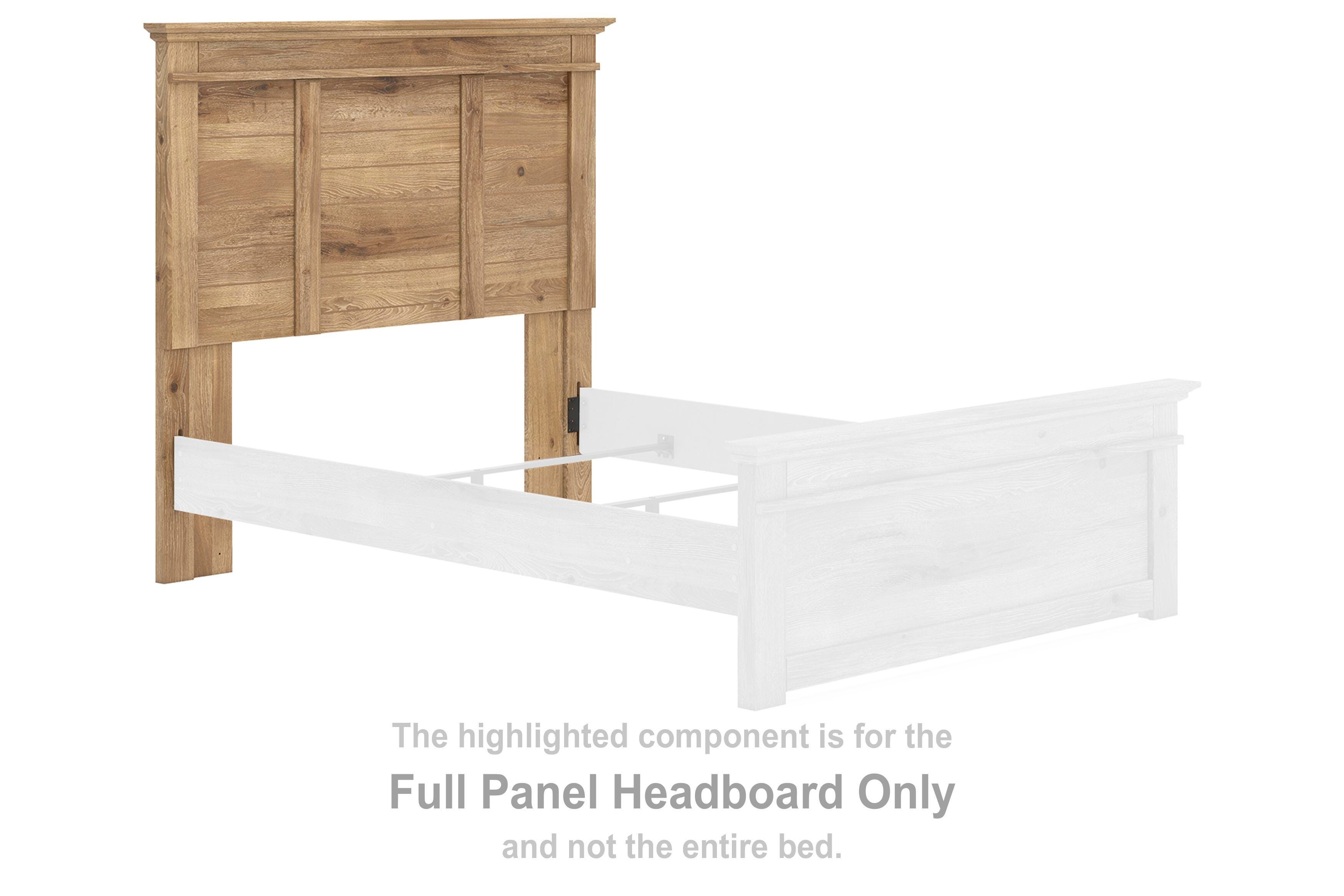 Makidern – Full Panel Headboard – Tan