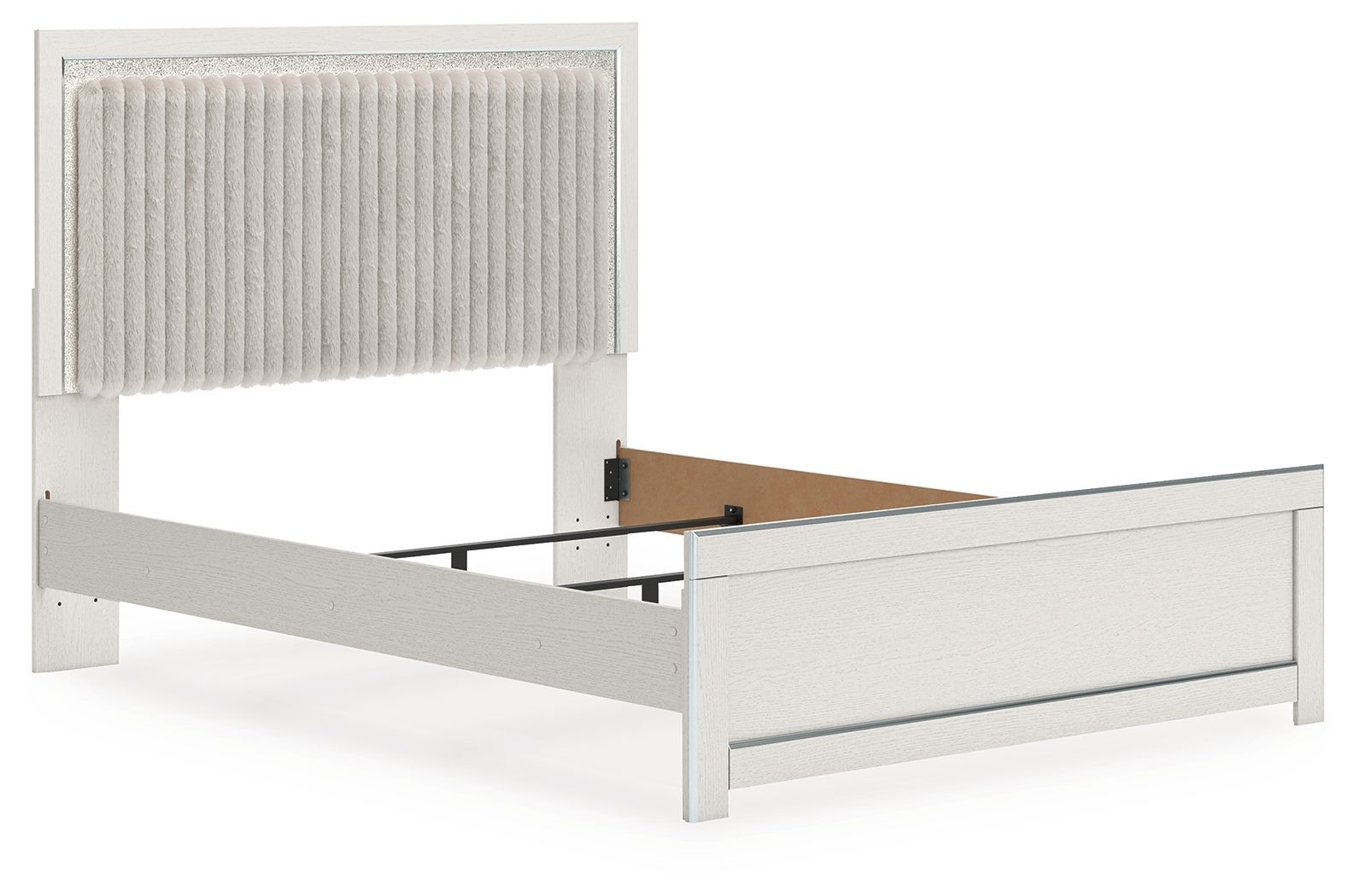 Zuraleus - Queen Upholstered Panel Bed - White