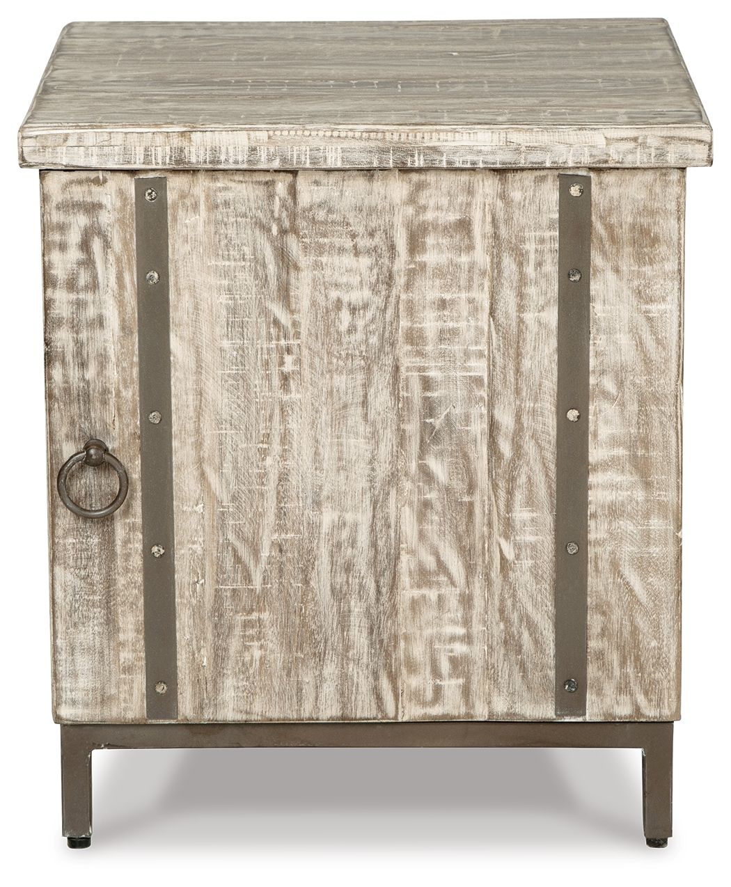 Ashley Furniture Laddford - Accent Cabinet - Shelf - Whitewash - Image 4