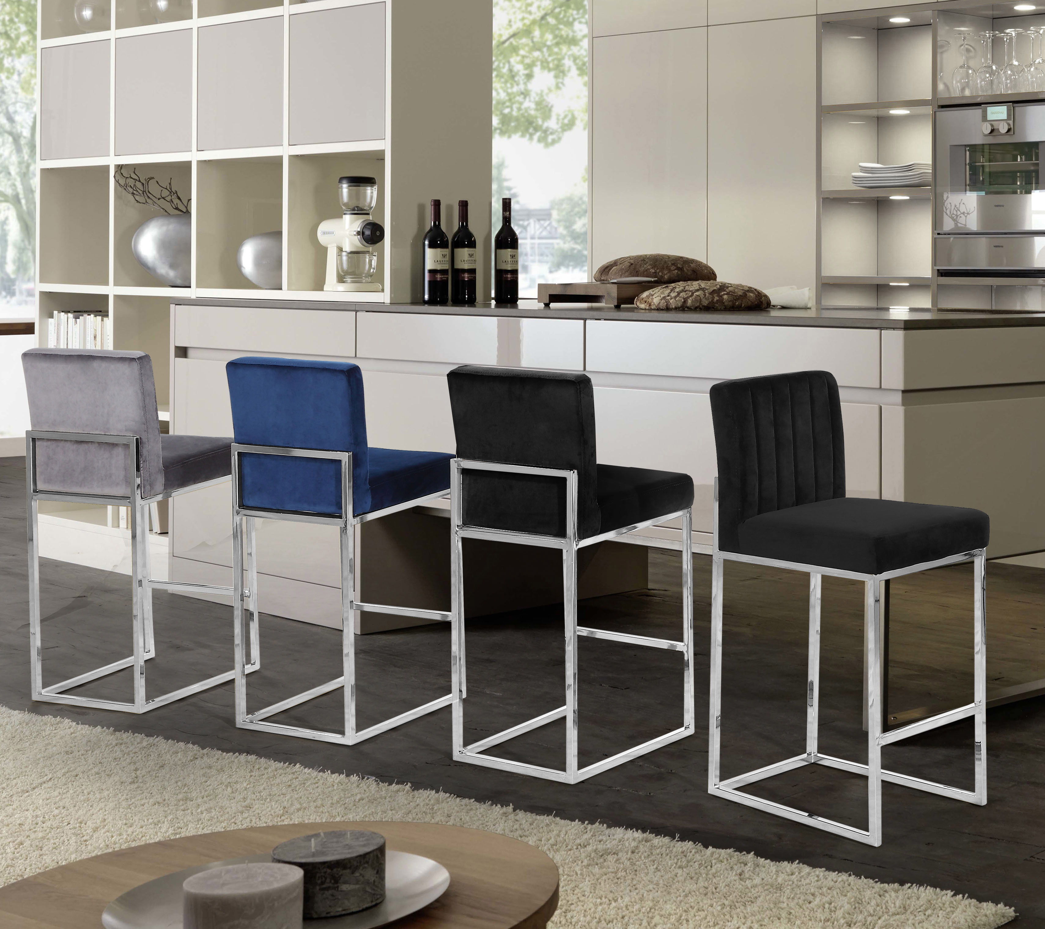 Giselle - Stool - Navy