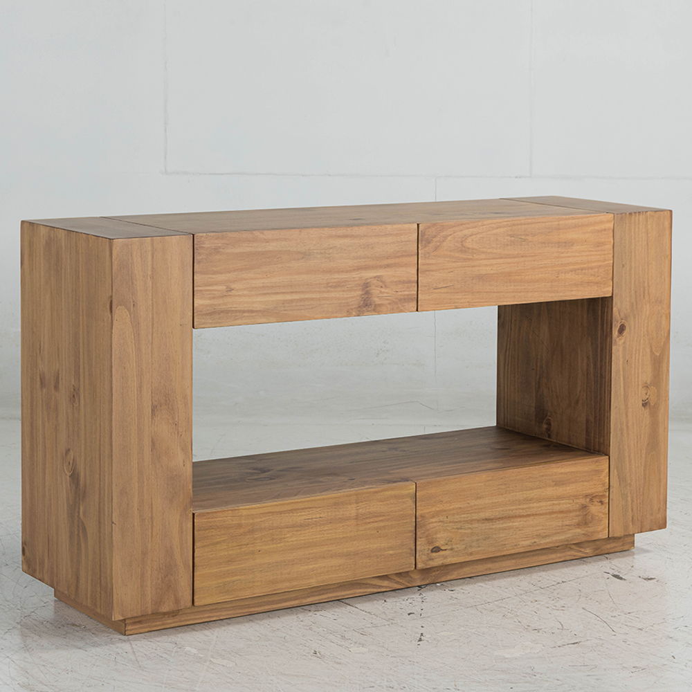 Harlan - Sofa Table - Oak, light brown, view 2