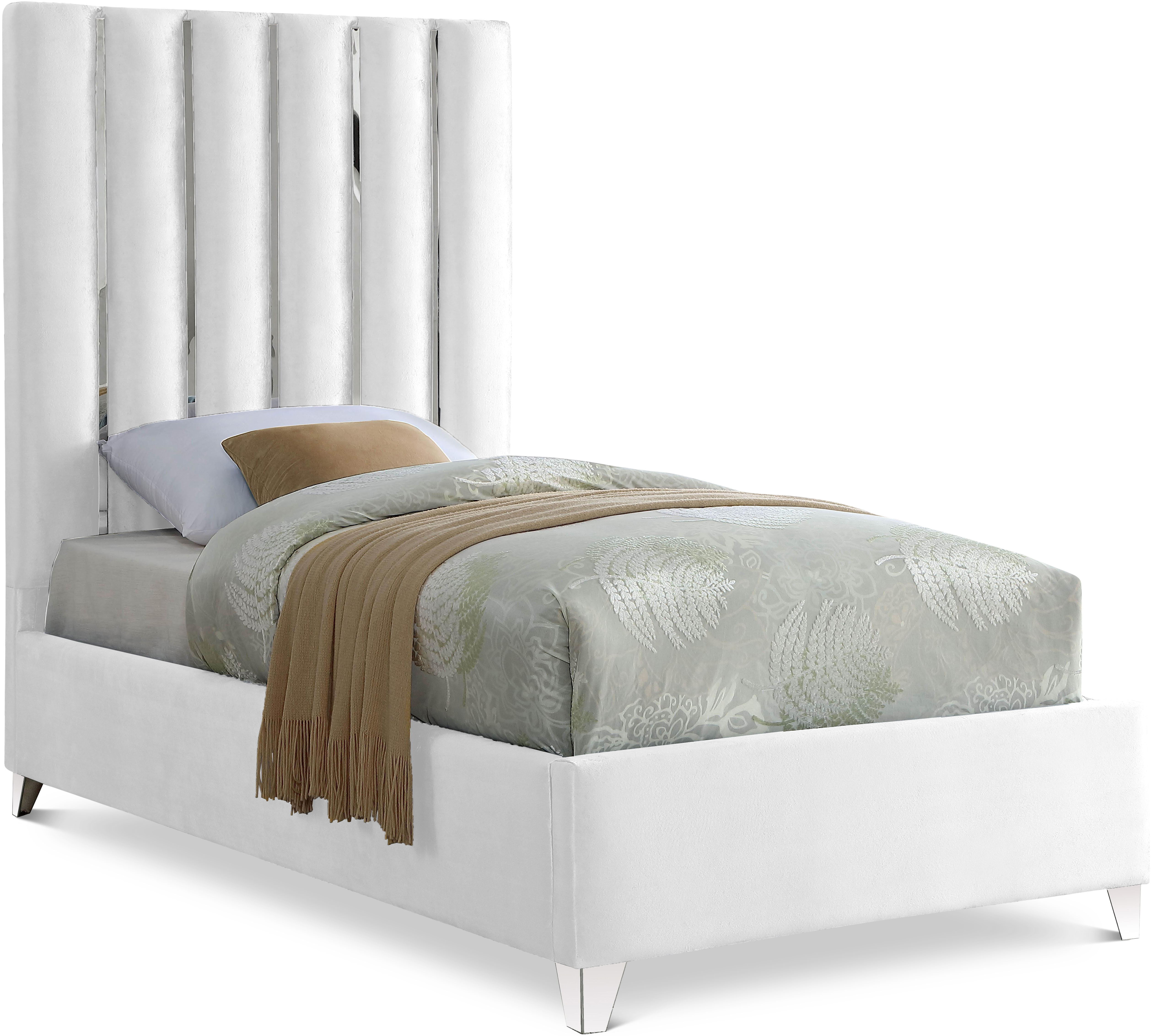 Enzo - Twin Bed - White