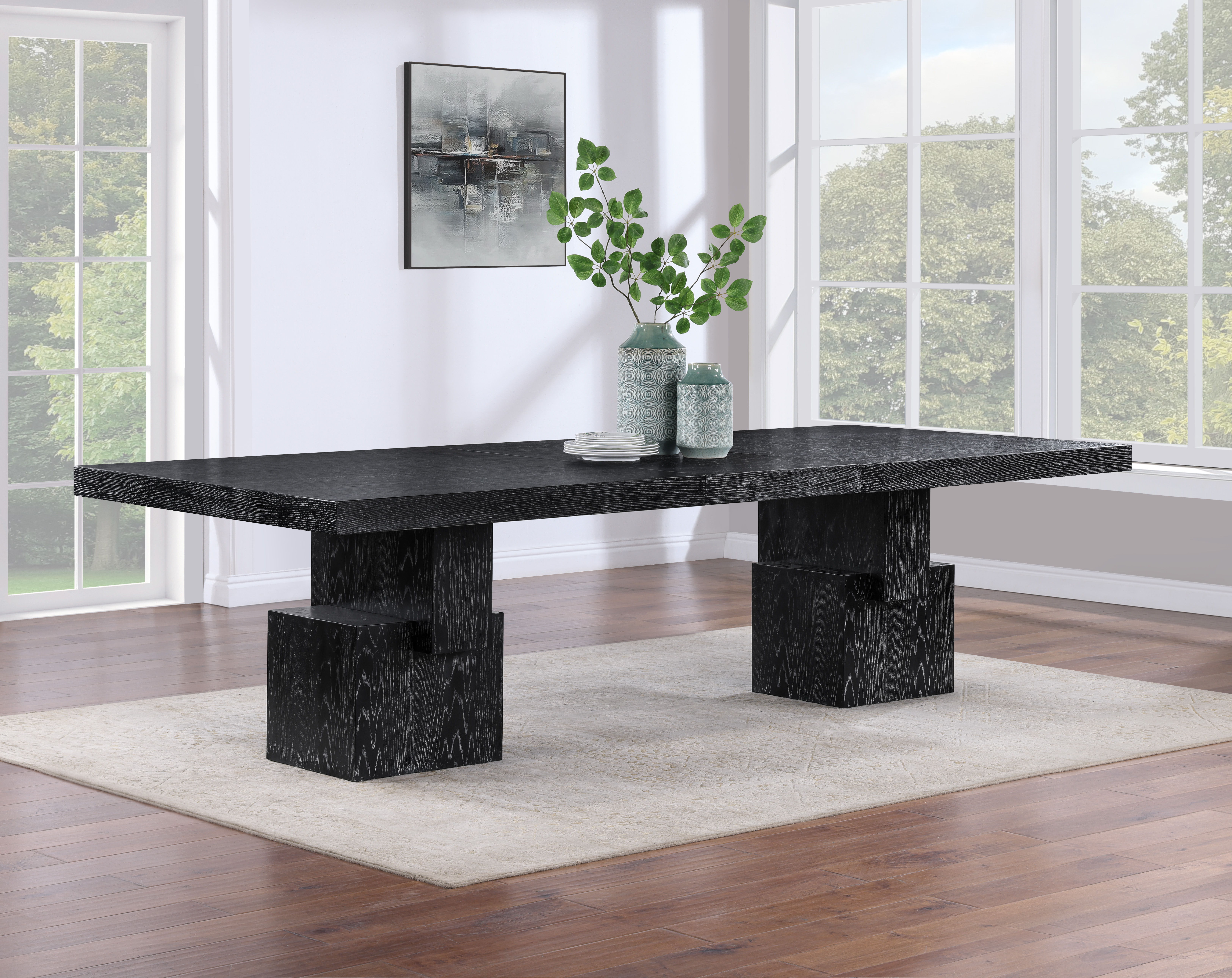 Anzio - Dining Table - Black