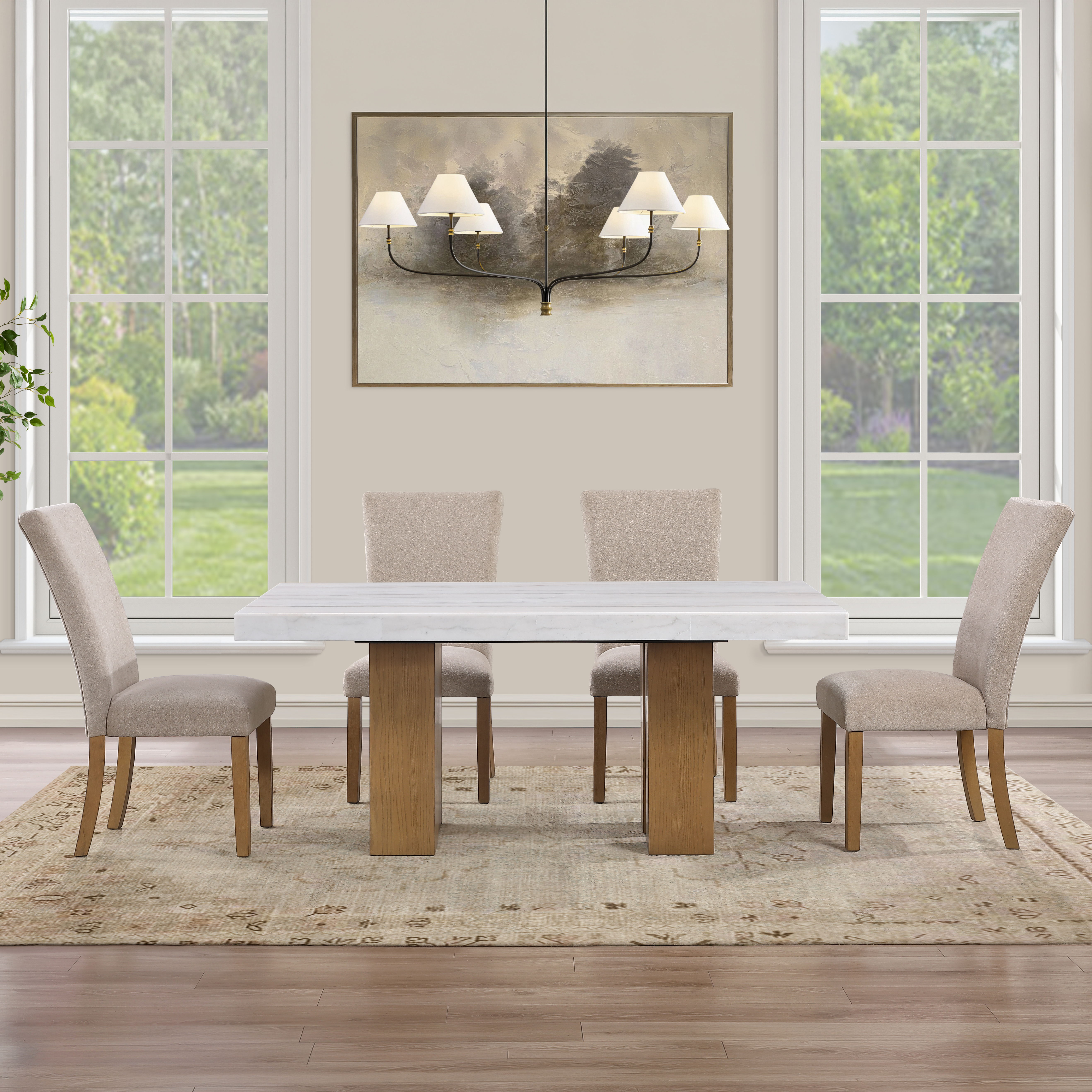 5 Pc · Table, 4 Side Chairs