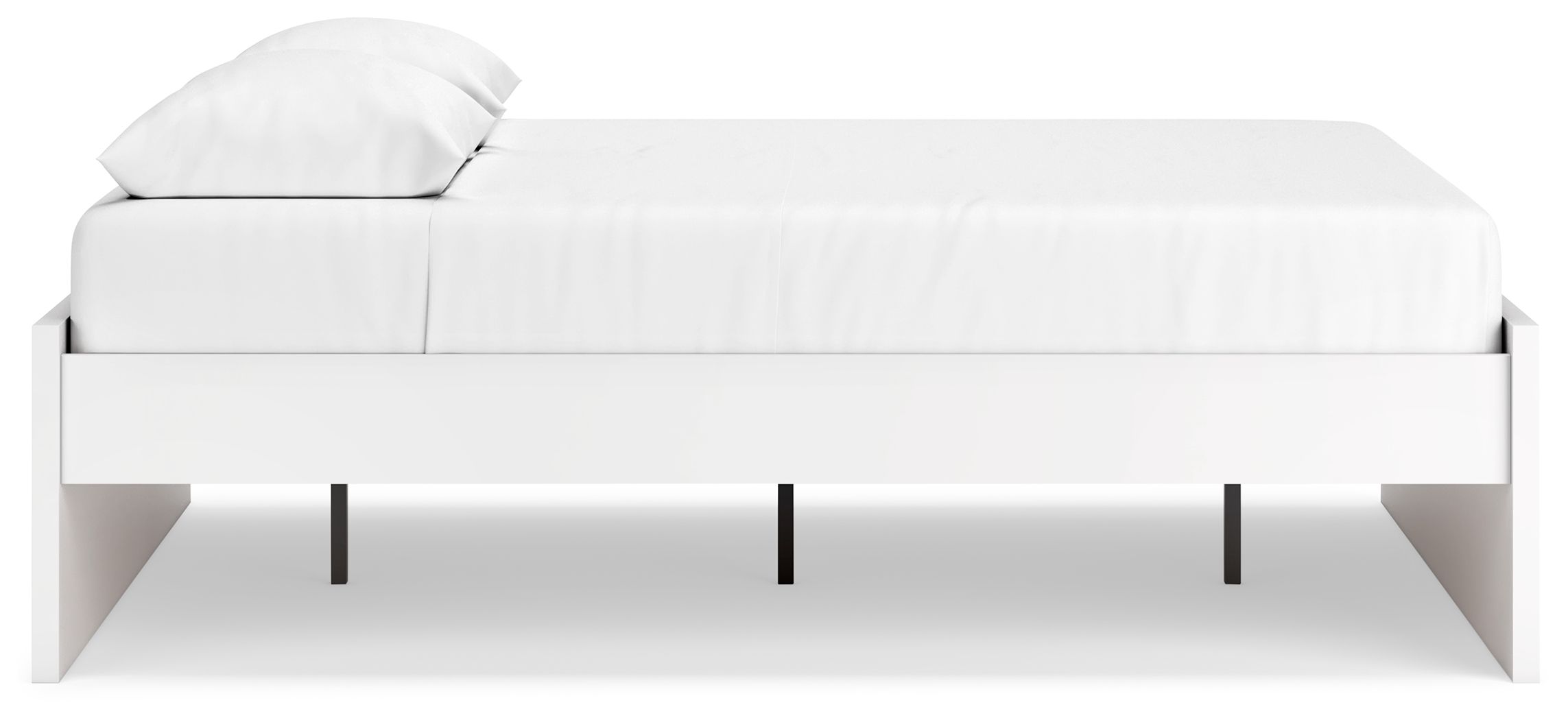 Onita - Queen Platform Bed - White, white, view 8