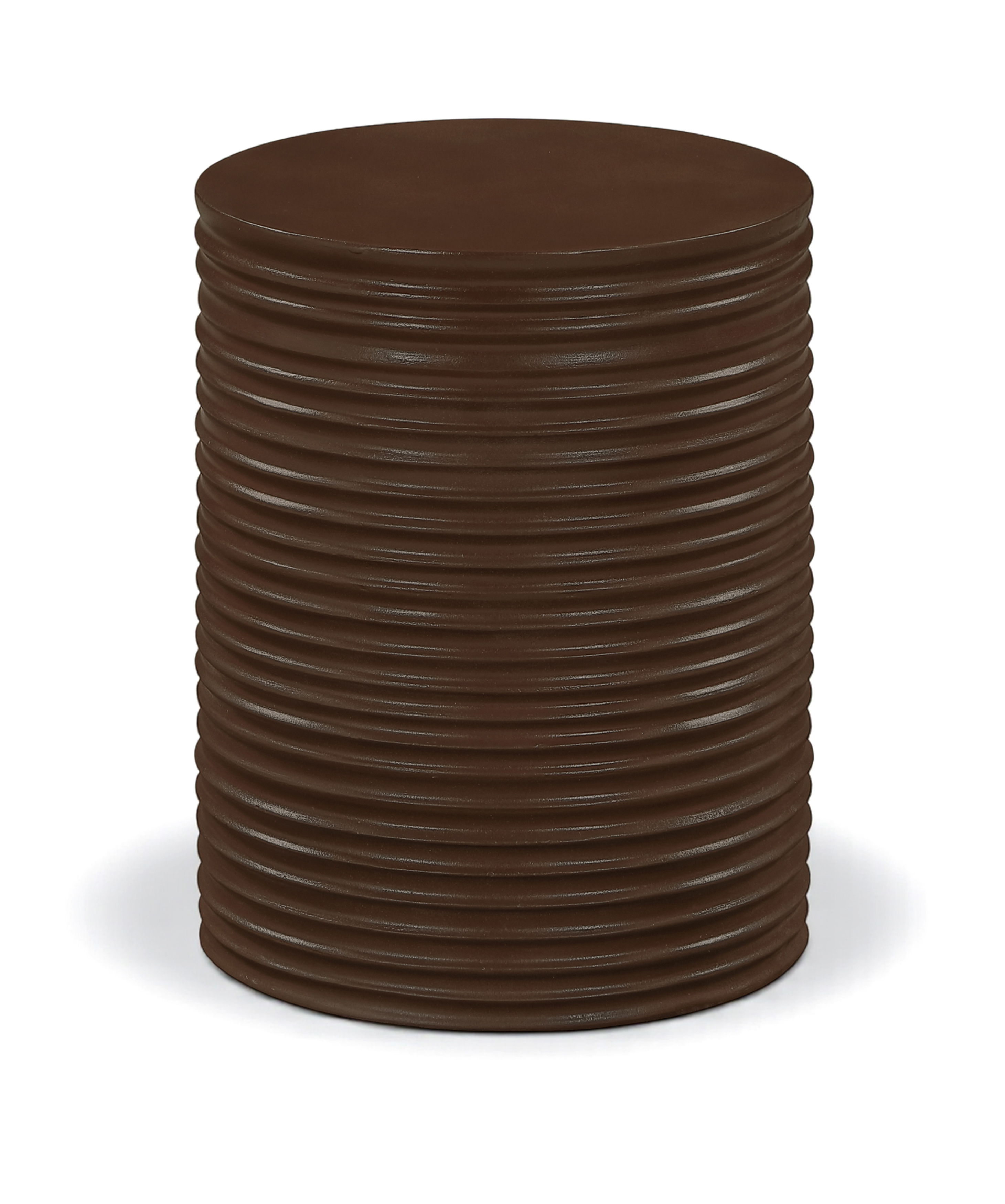 Nobi - Concrete End Table - Brown