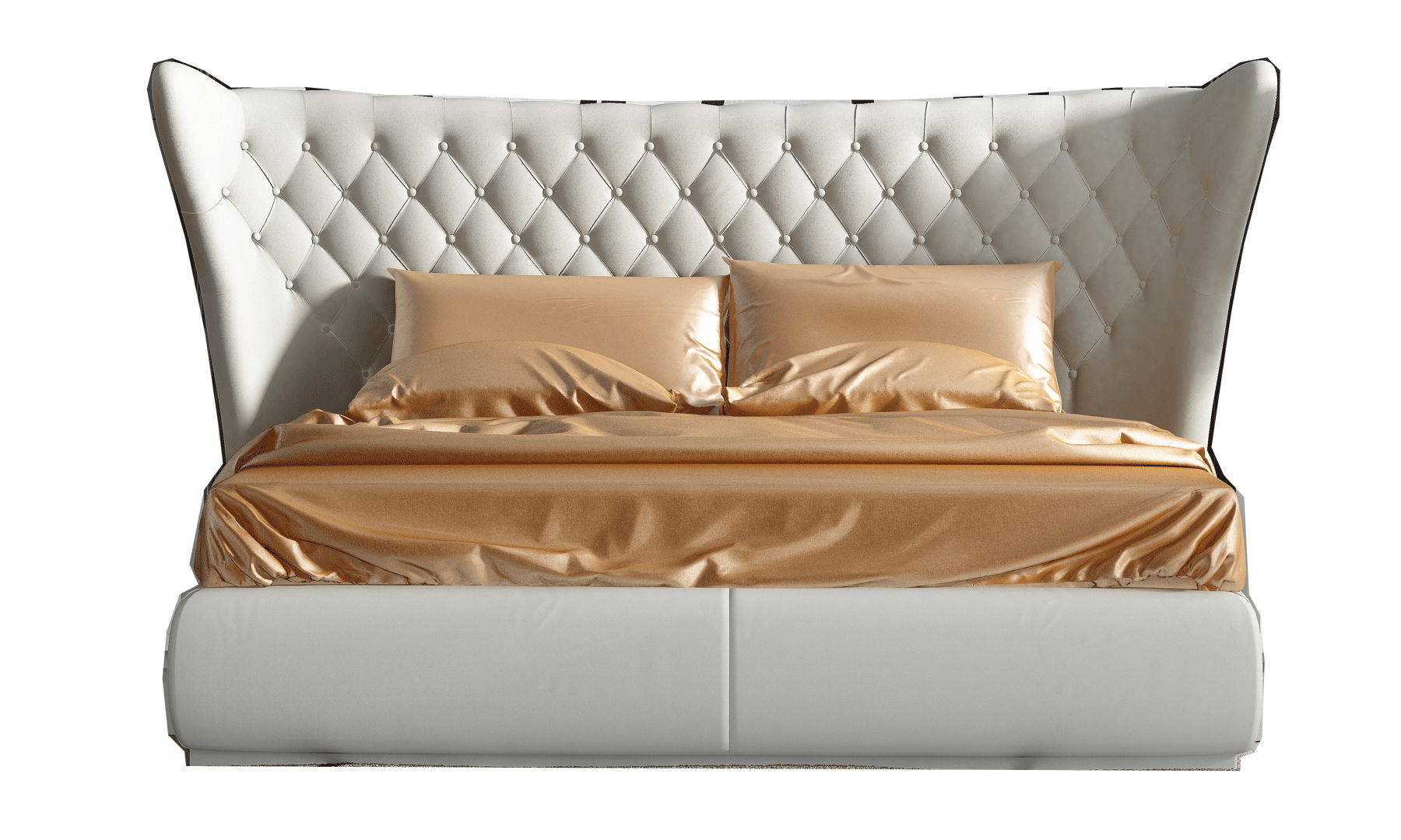 Miami - Queen Size Bed - White