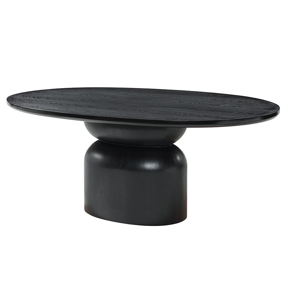 Marioly - Dining Table - Ash Black, black, view 3
