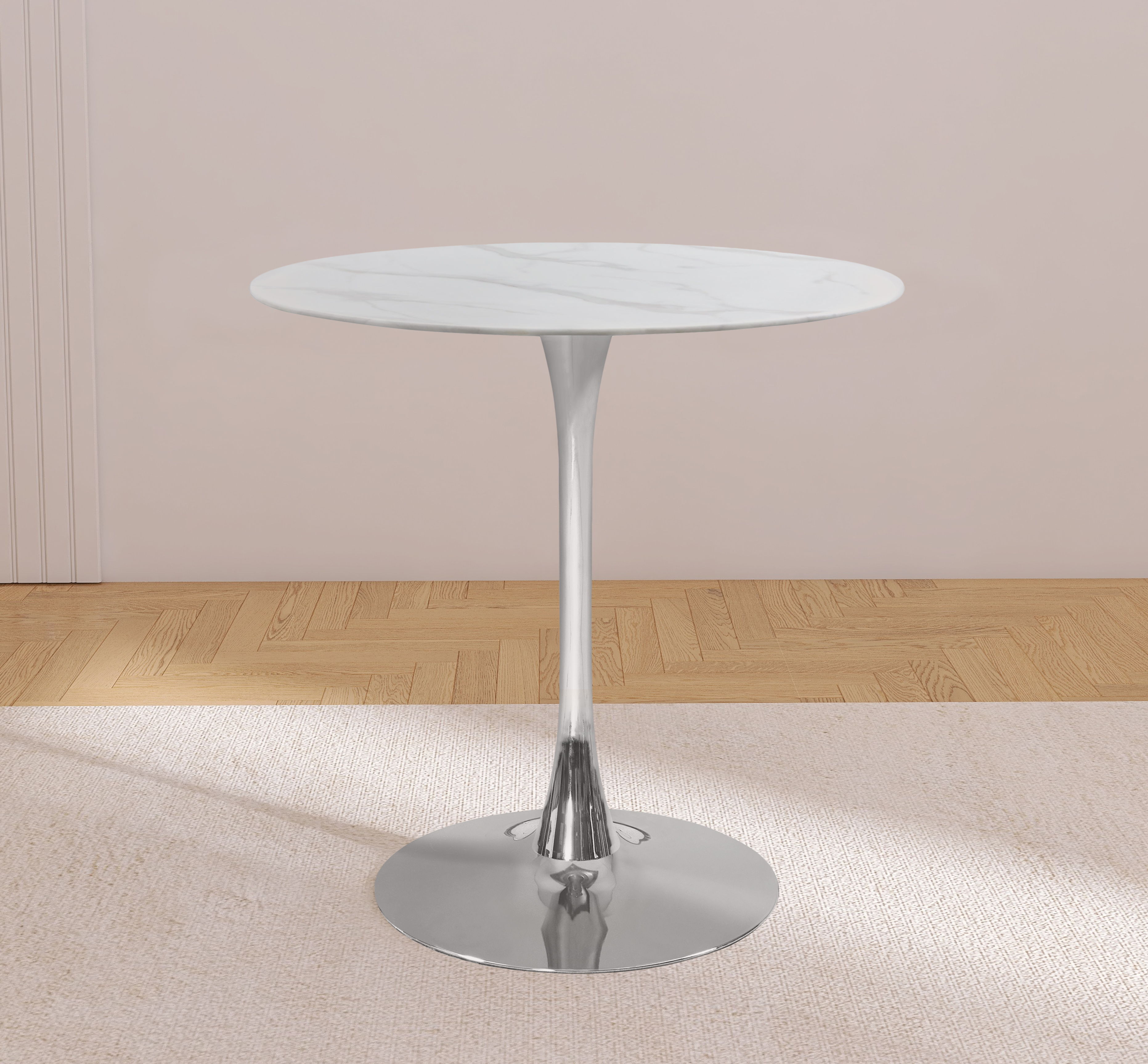 Holly - Counter Height Table - Chrome
