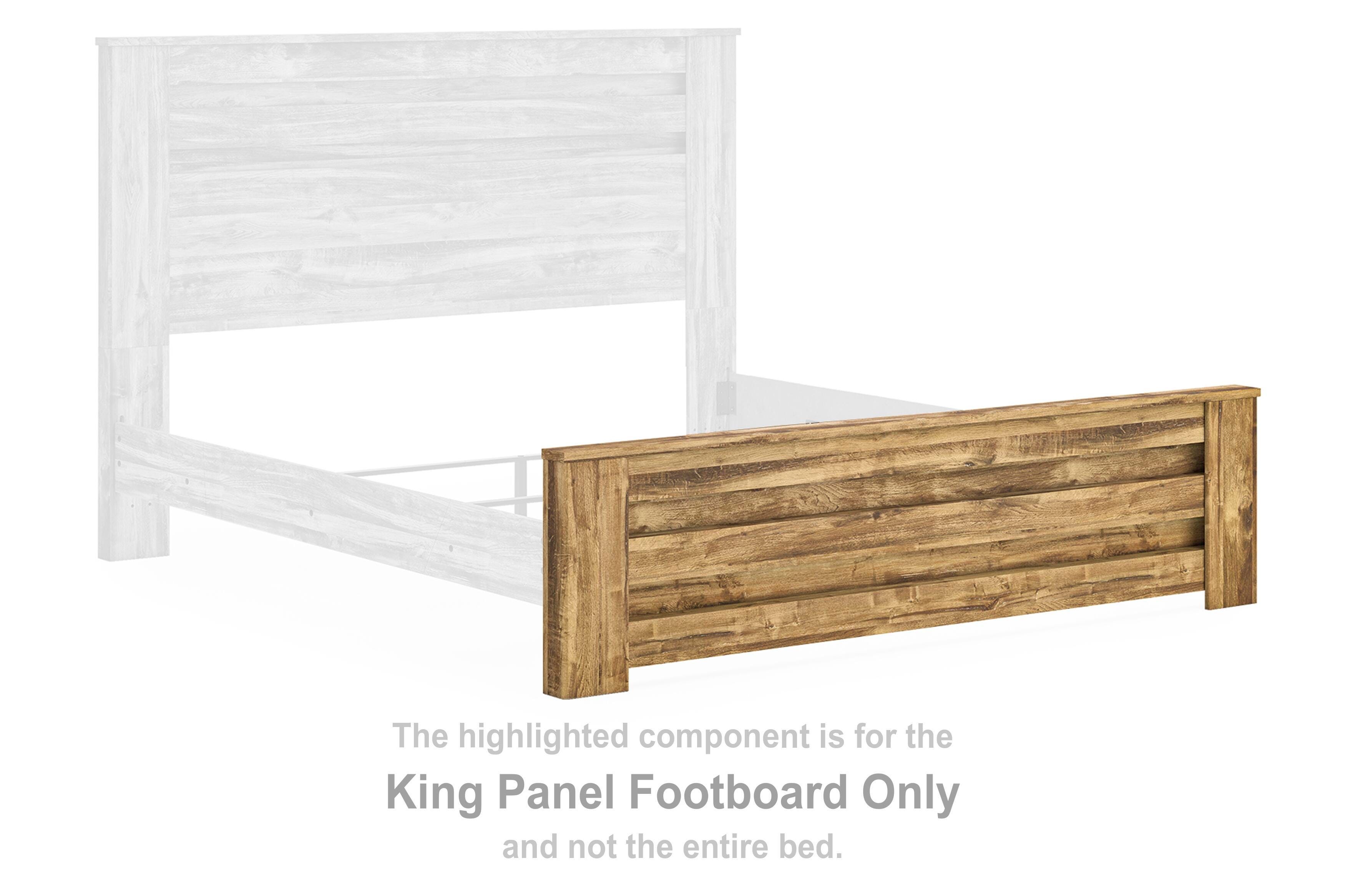 Maystonna – King Panel Footboard – Brown