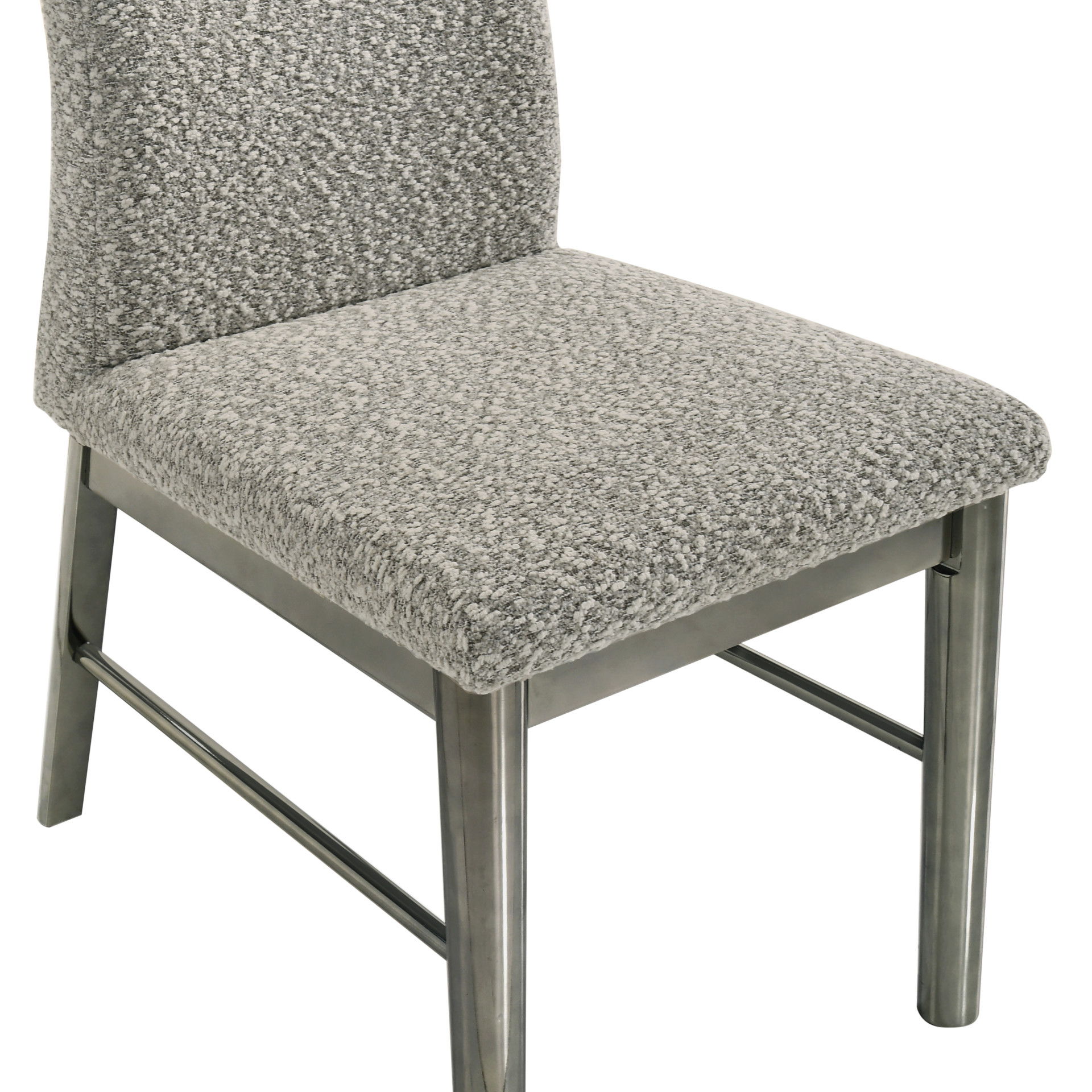 Lennox - Upholstered Side Chair (Set of 2) - Gray, gray, view 5