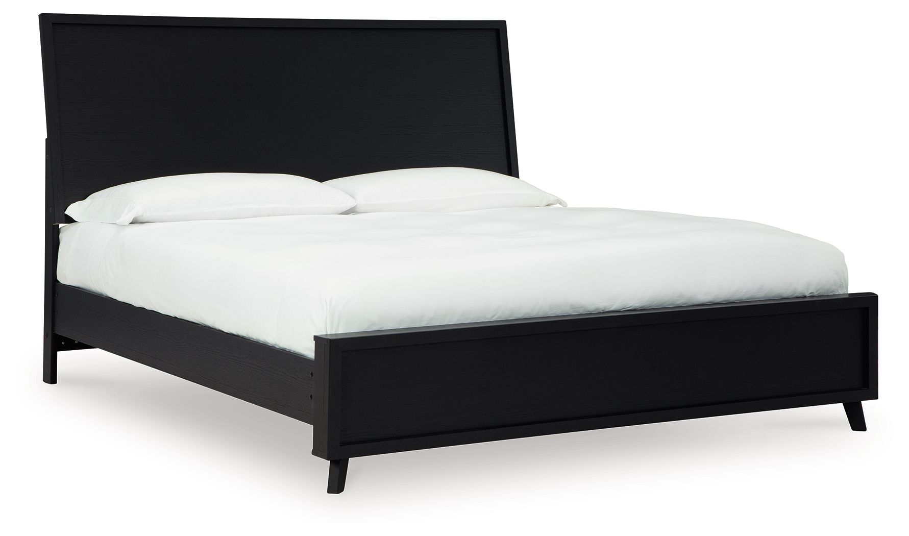 Ashley Furniture Danziar - 6 Pc. - Dresser, Mirror, King Panel Bed - Black - Image 6