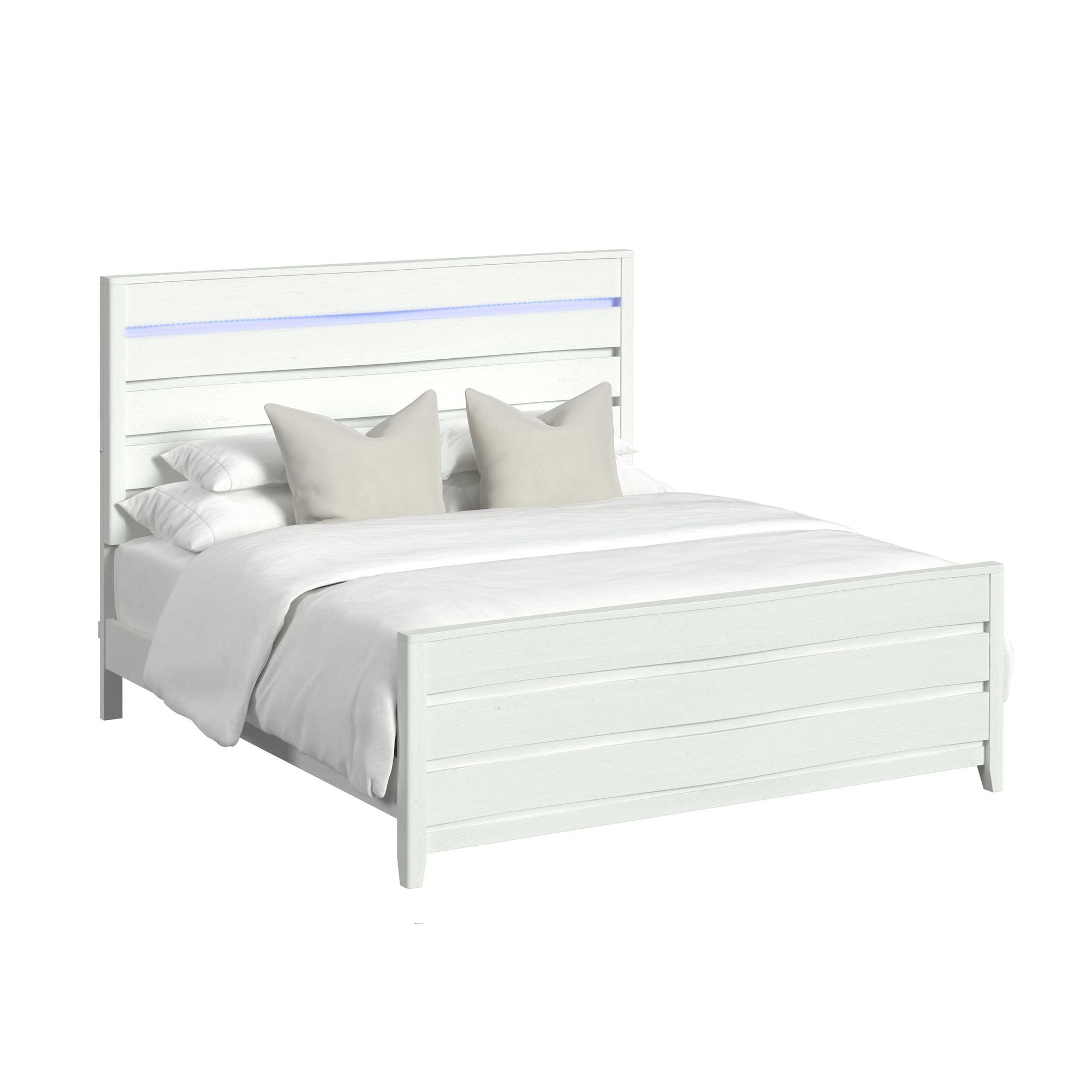 King Bed With LED
