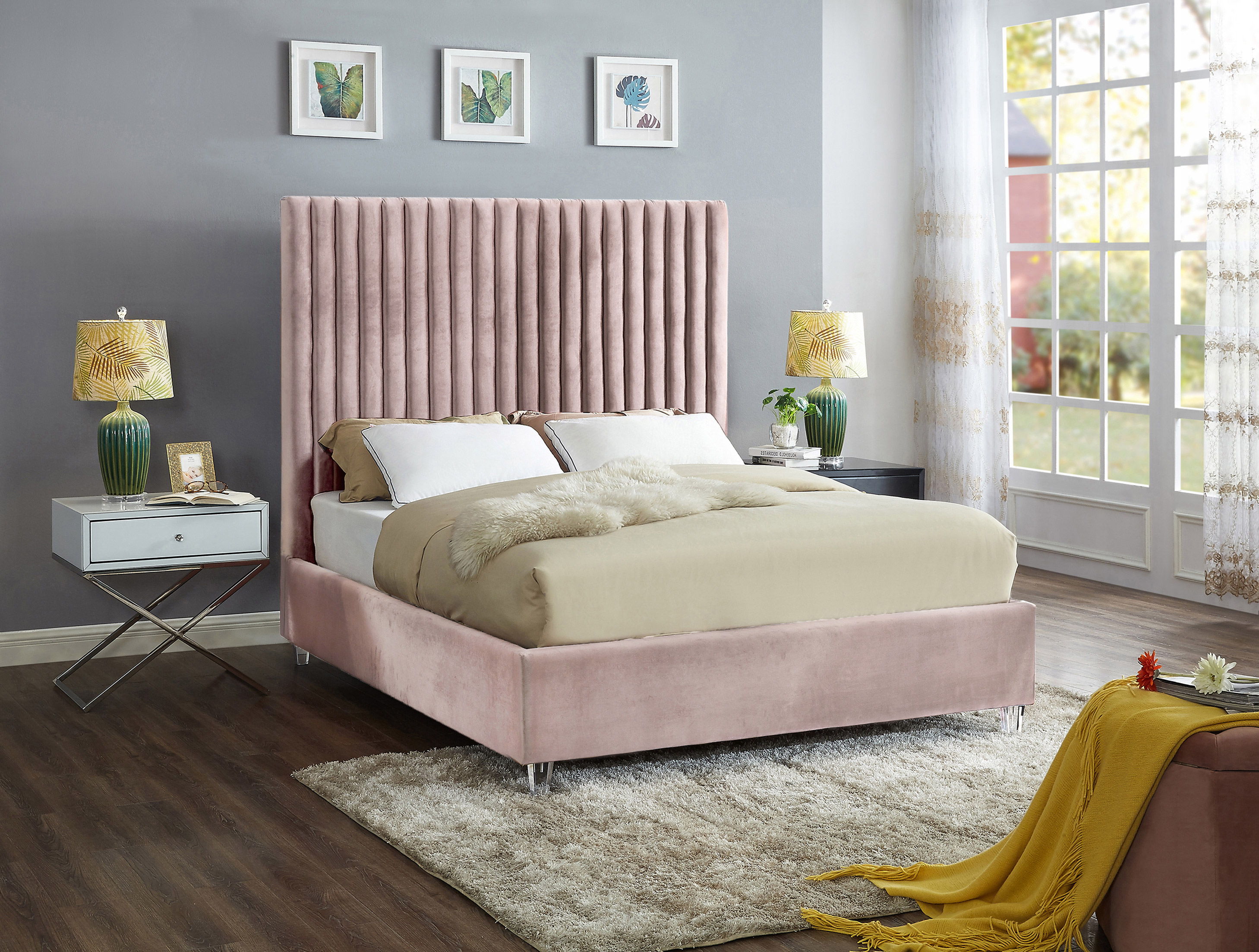 Candace - Queen Bed - Pink