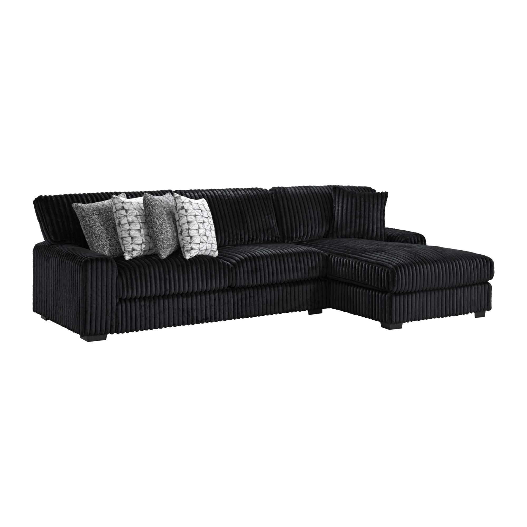 2 Pc · Sectional Set With RHF Chaise 1 Pillow