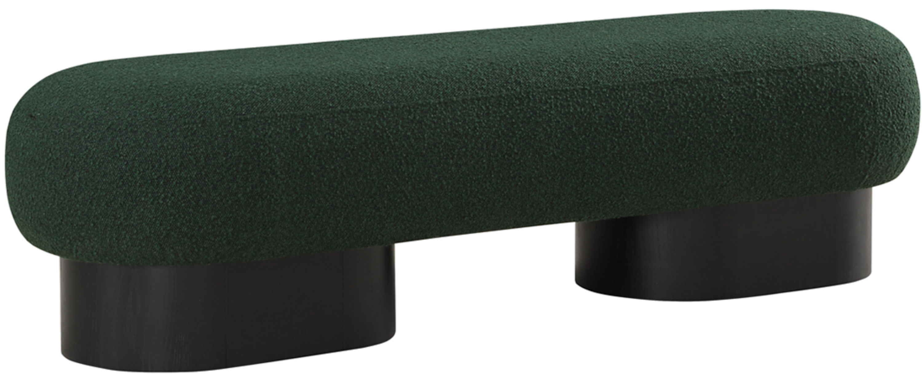 Robertson - Bench With Black Base - Green