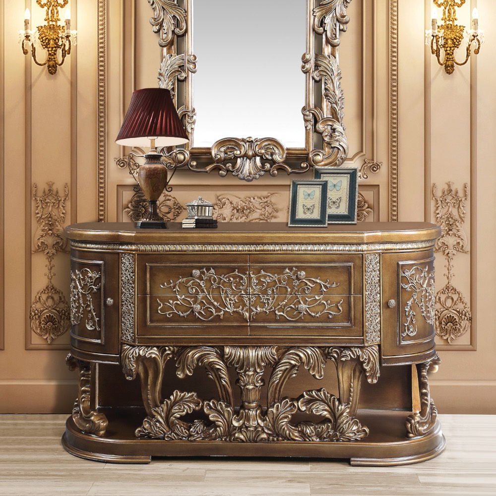Constantine - Dresser - Brown & Gold, dark brown