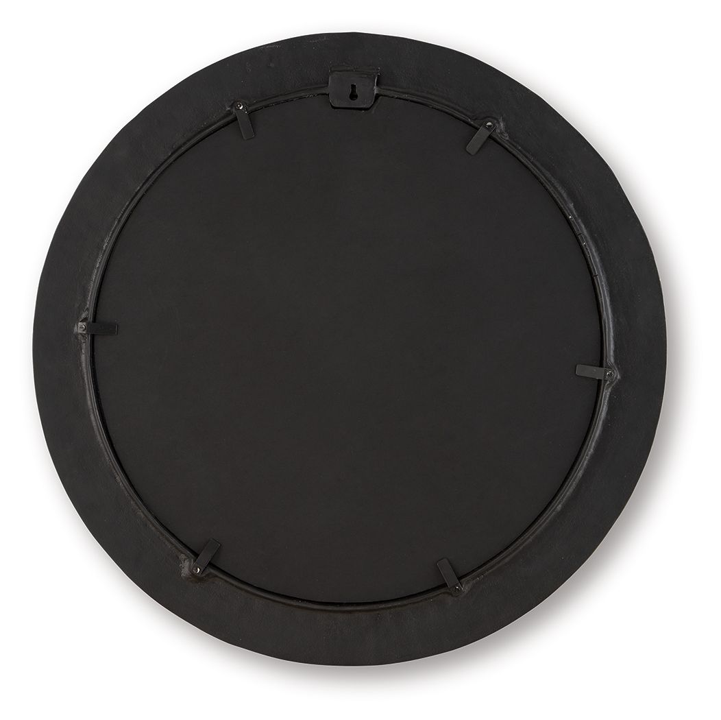 Ozias - Accent Mirror - Black, black, view 4