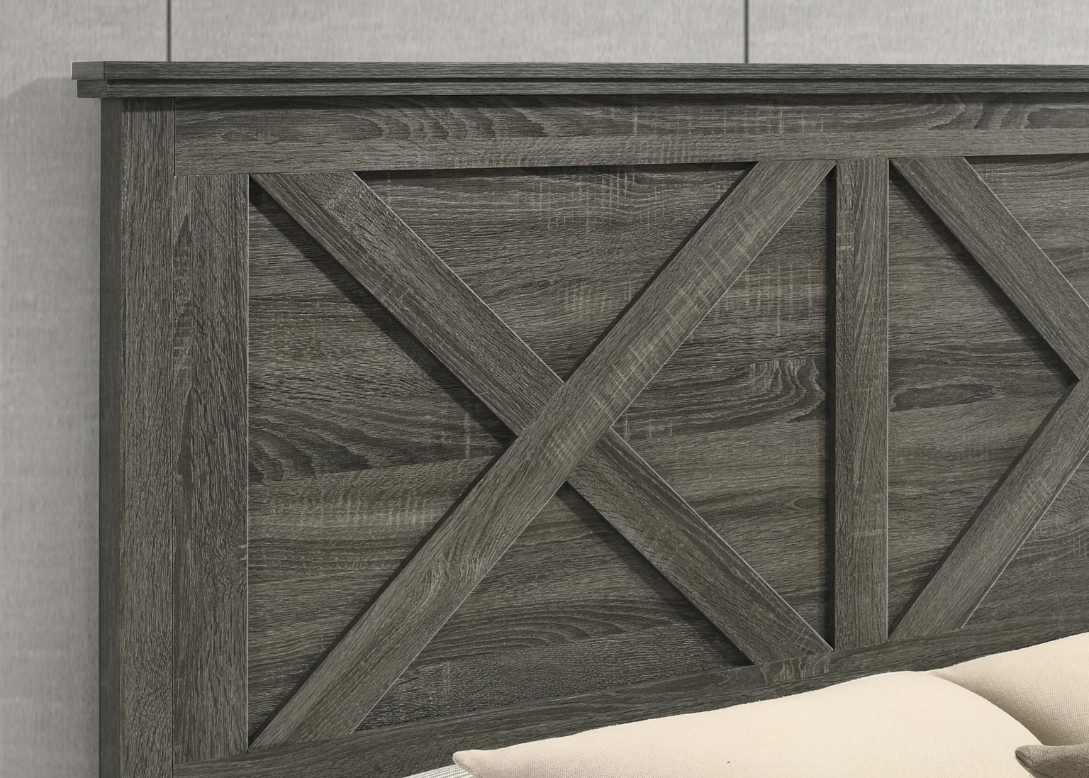 B522 - King Bed - Rustic Gray