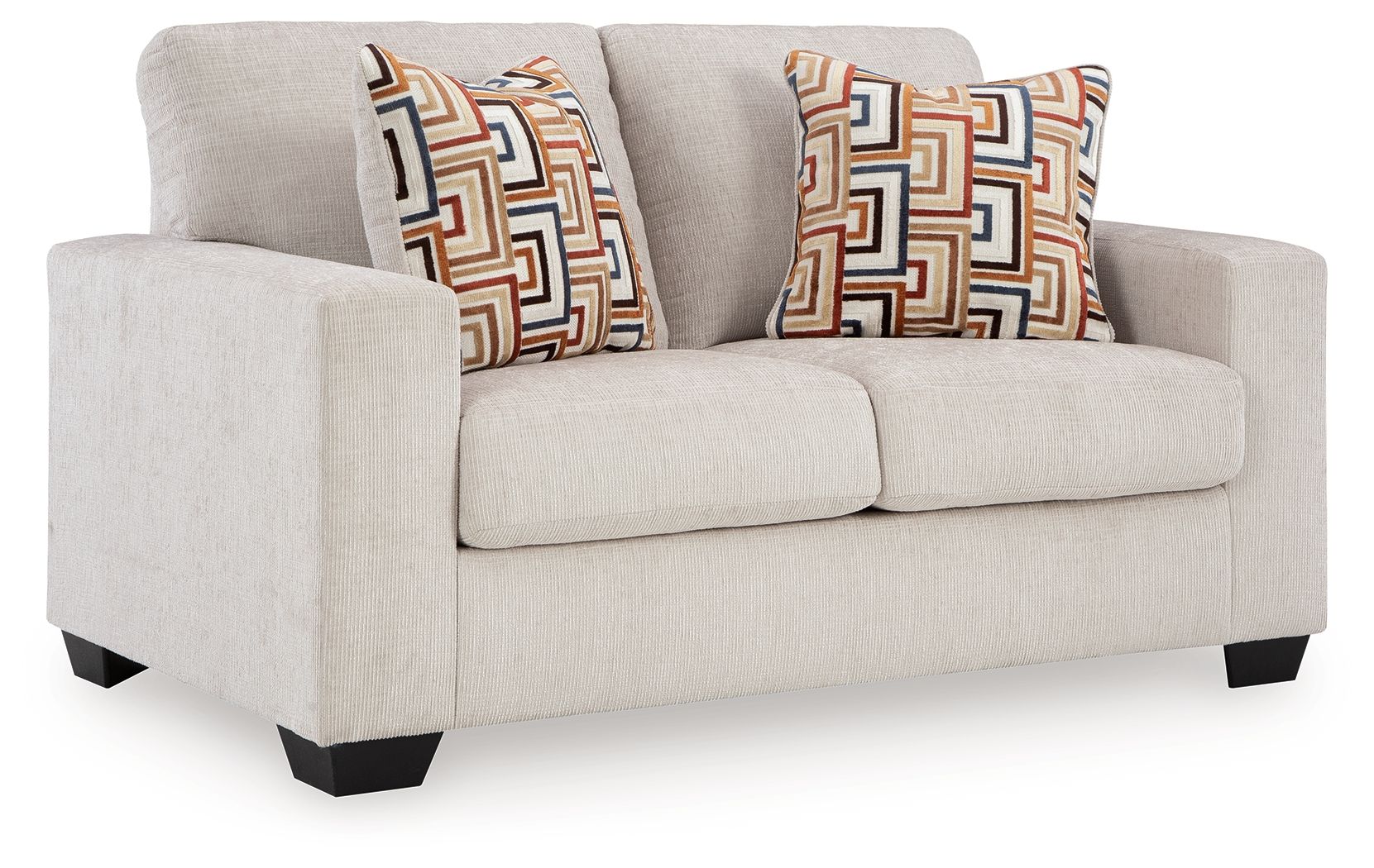 Ashley Furniture Aviemore - 2 Pc. - Sofa, Loveseat - Stone - Image 6