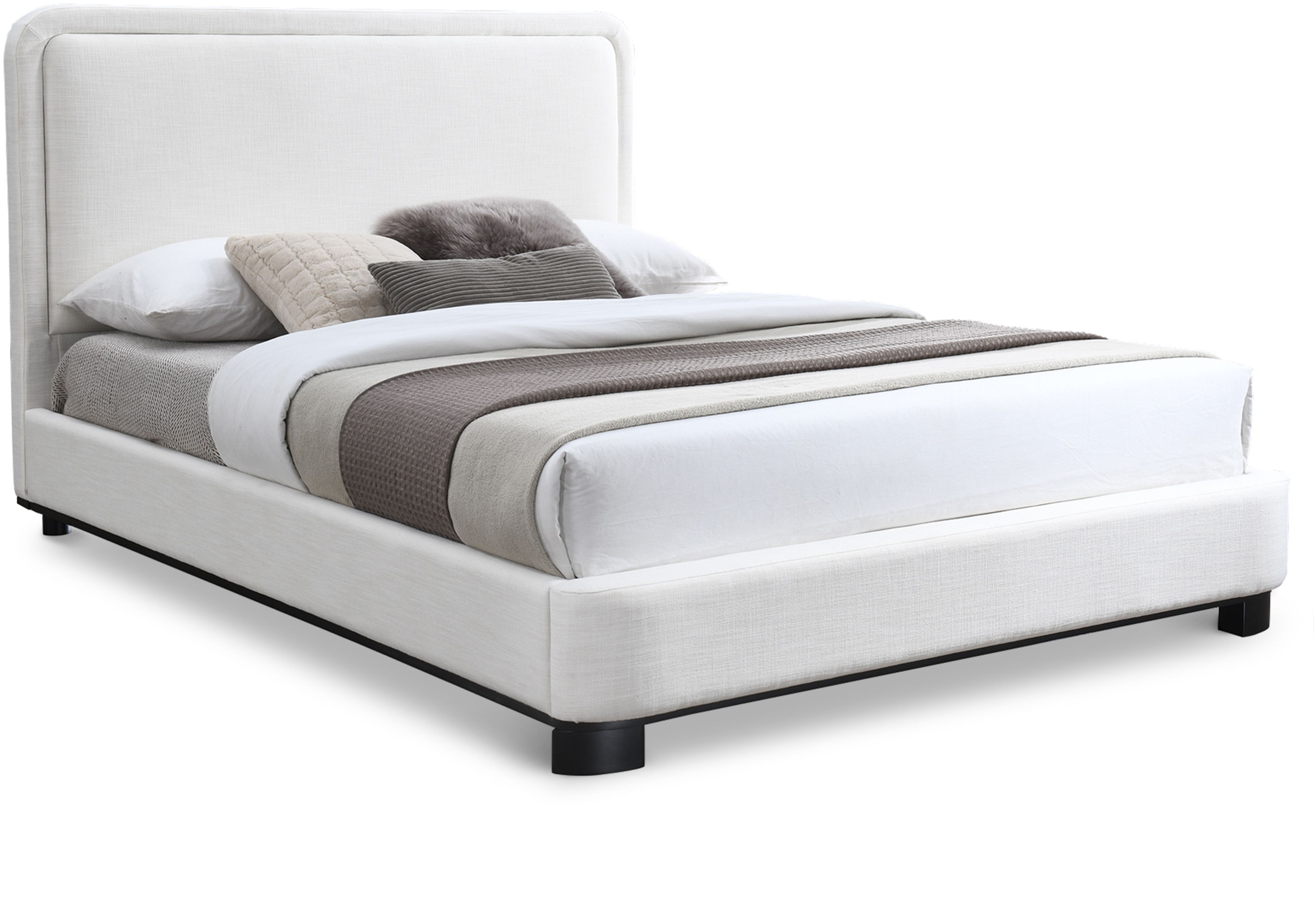 Nolita - Full Bed With Black Base - Cream