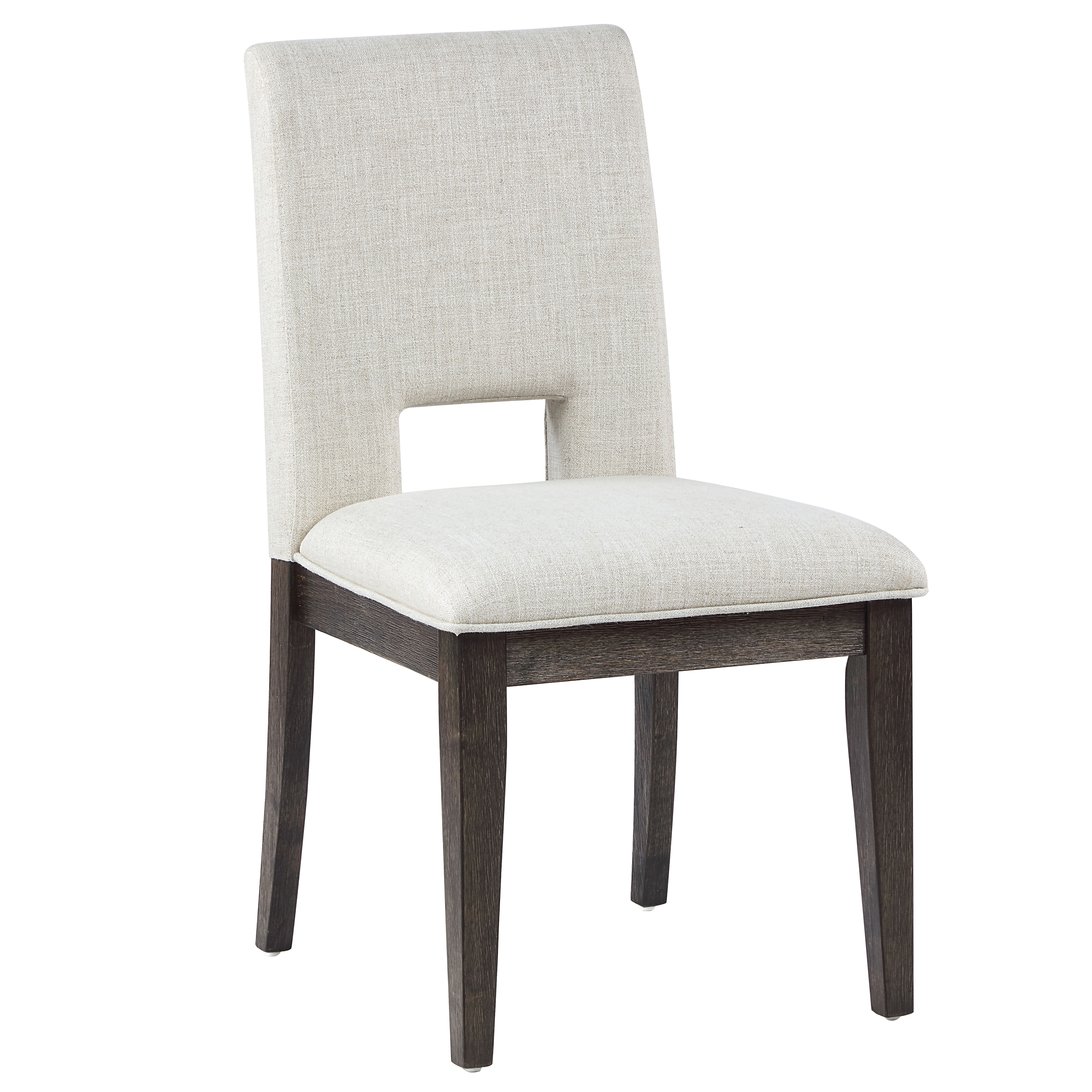 Evan - Side Chair - White / Brown