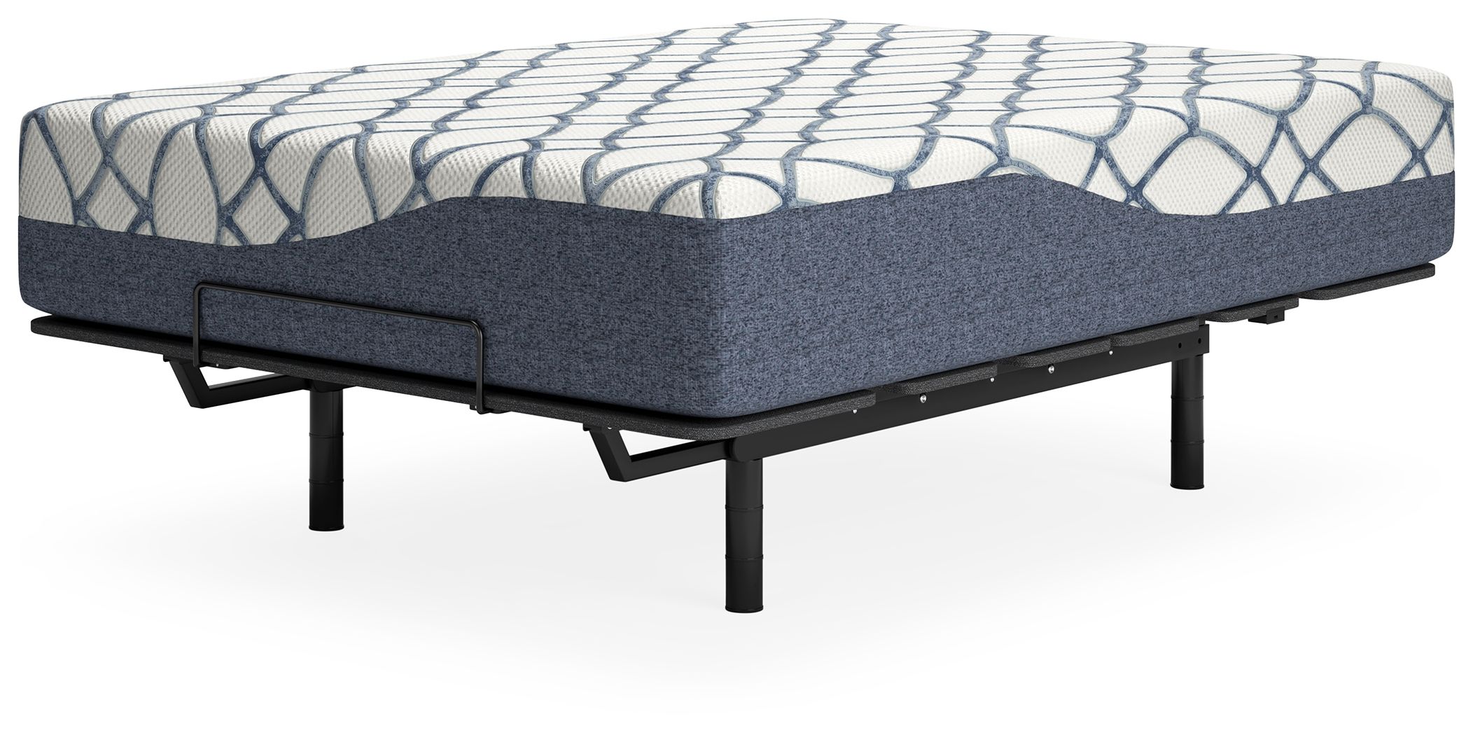 Ashley Furniture 14 Inch Chime Elite 2.0 - California King Mattress - White / Blue - Image 6