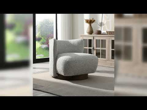 Lisa - Accent Chair - Gray Tweed, light gray, view 7