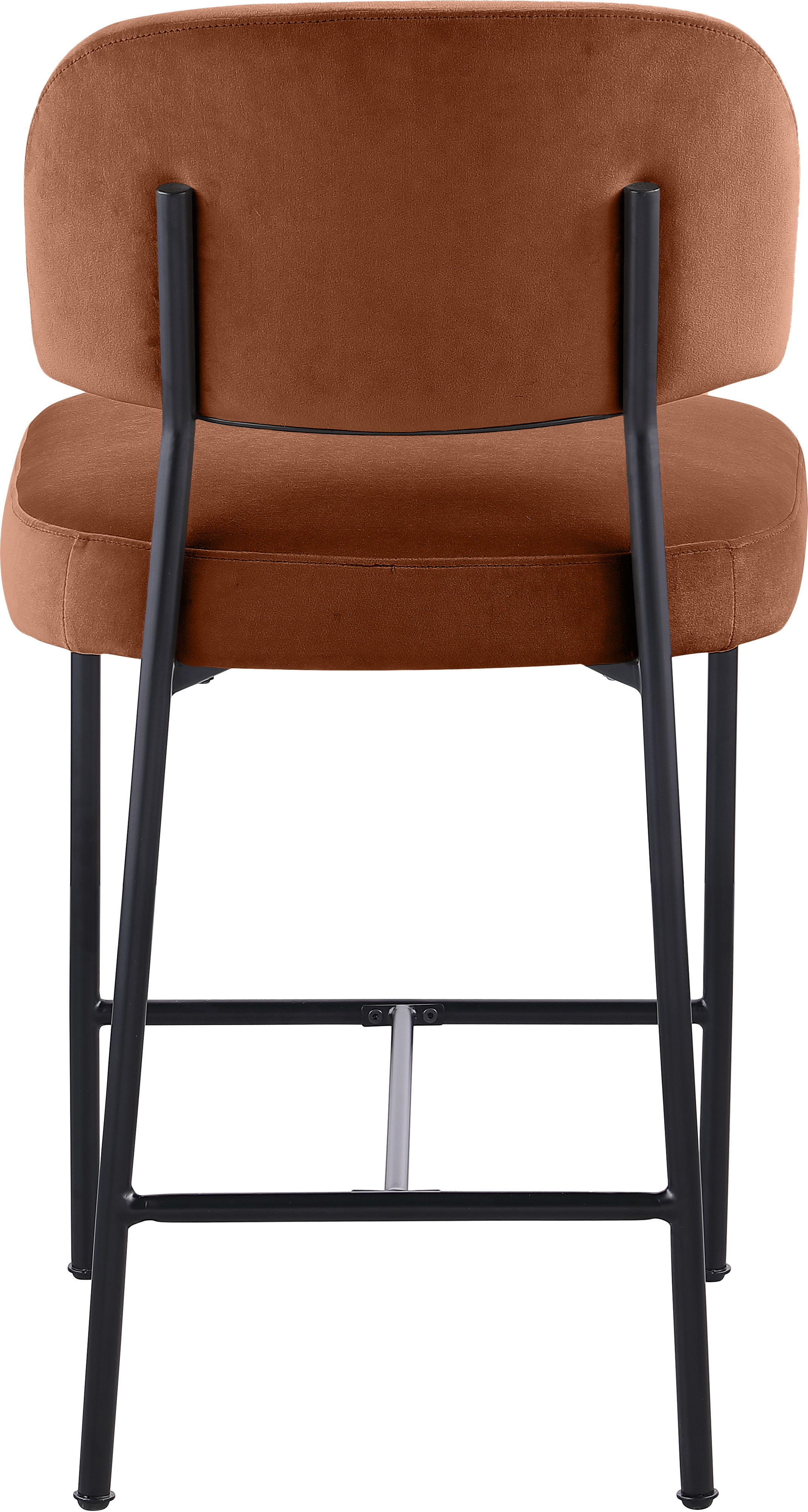 Zarelle - Performance Fabric Upholstered Counter Stool (Set of 2) - Cognac