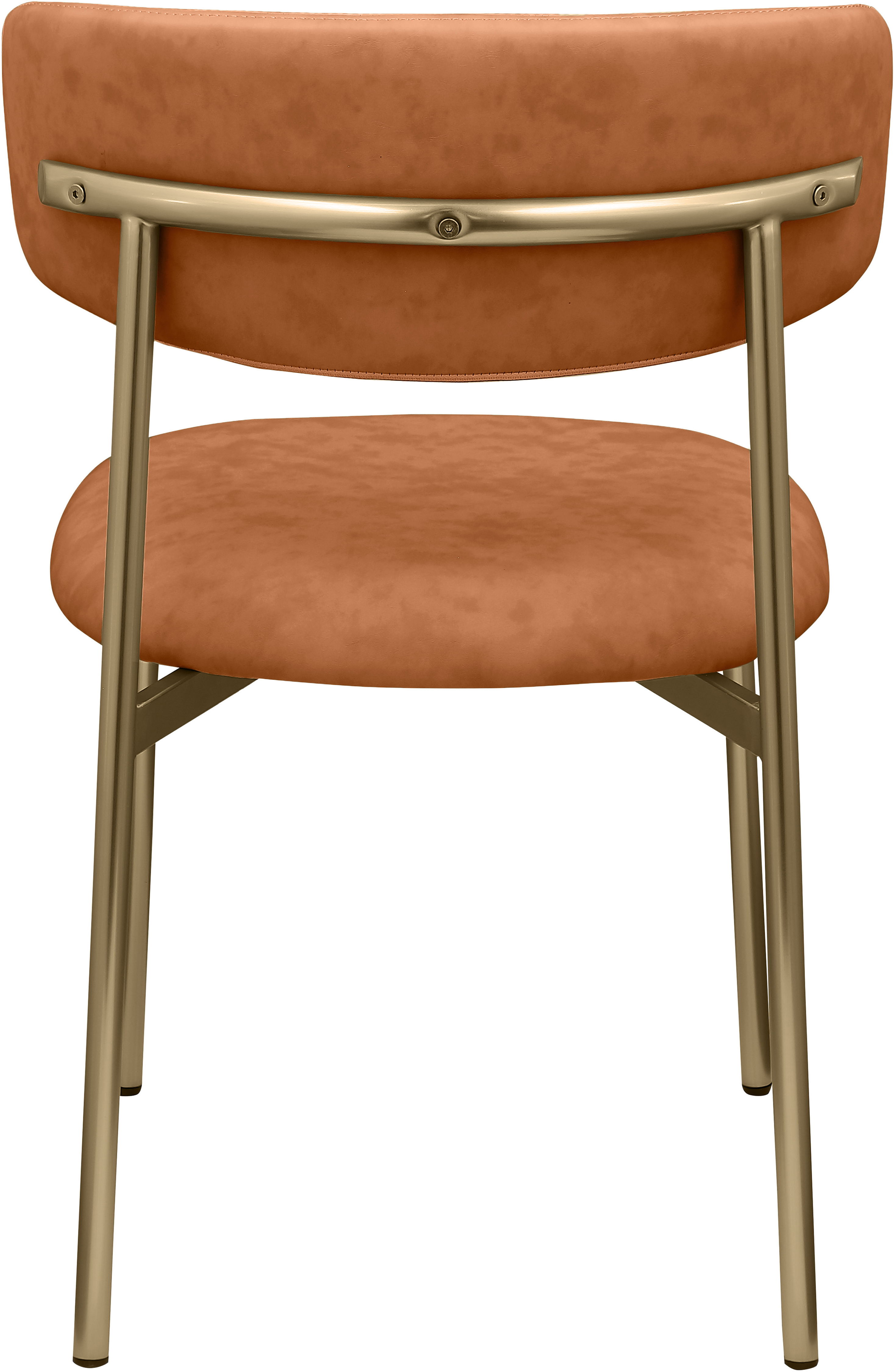 Lupita - Faux Leather Dining Chair (Set of 2) - Cognac