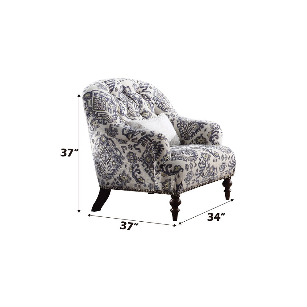 Saira - Chair With Pillow - Pattern Fabric, beige, view 2