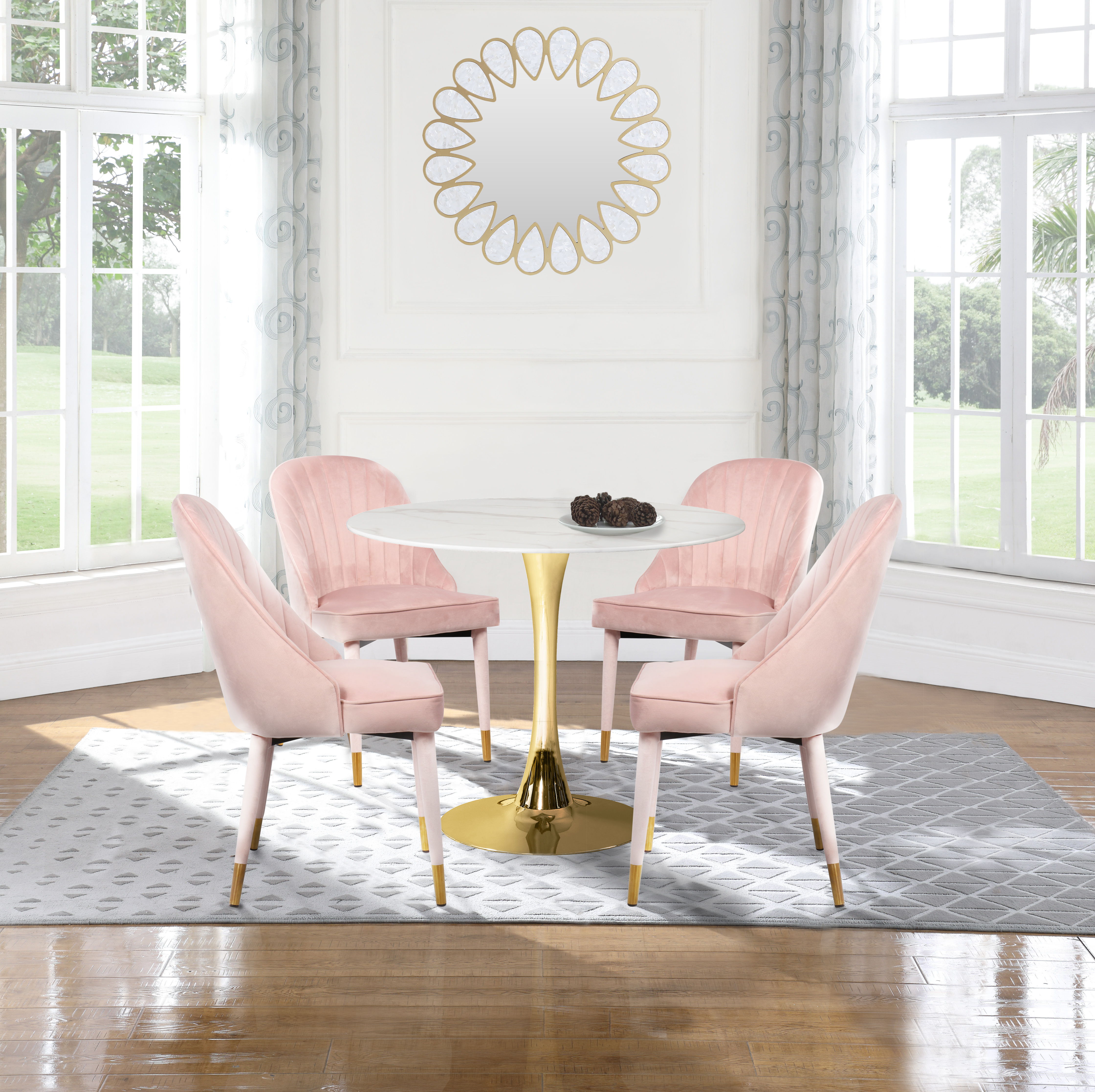 Belle - Dining Chair (Set of 2) - Pink