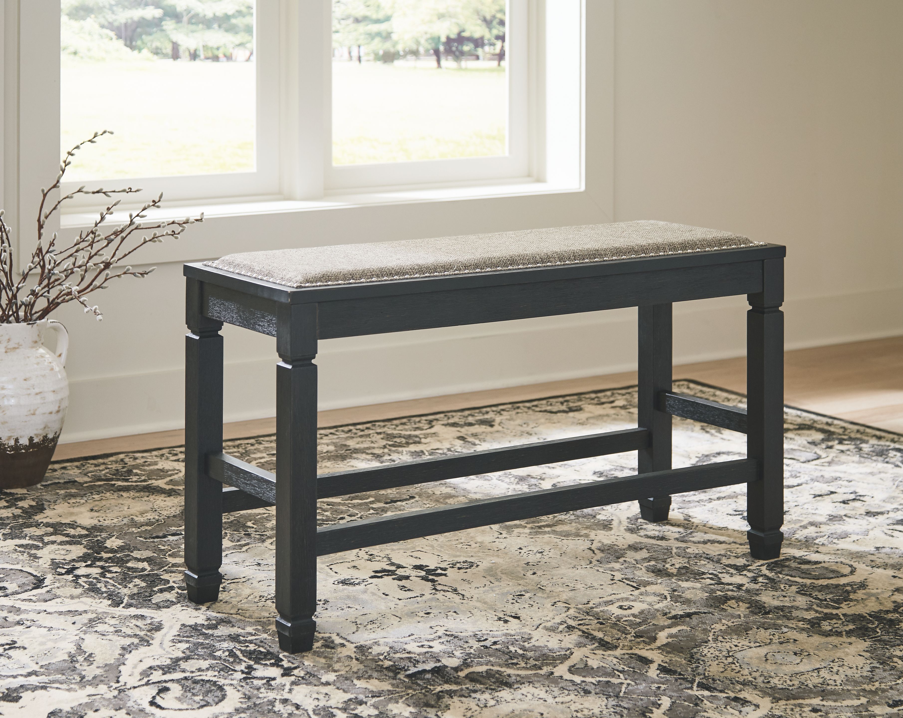 Ashley Furniture Tyler Creek - DBL Counter UPH Bench - Antique Black - Image 5