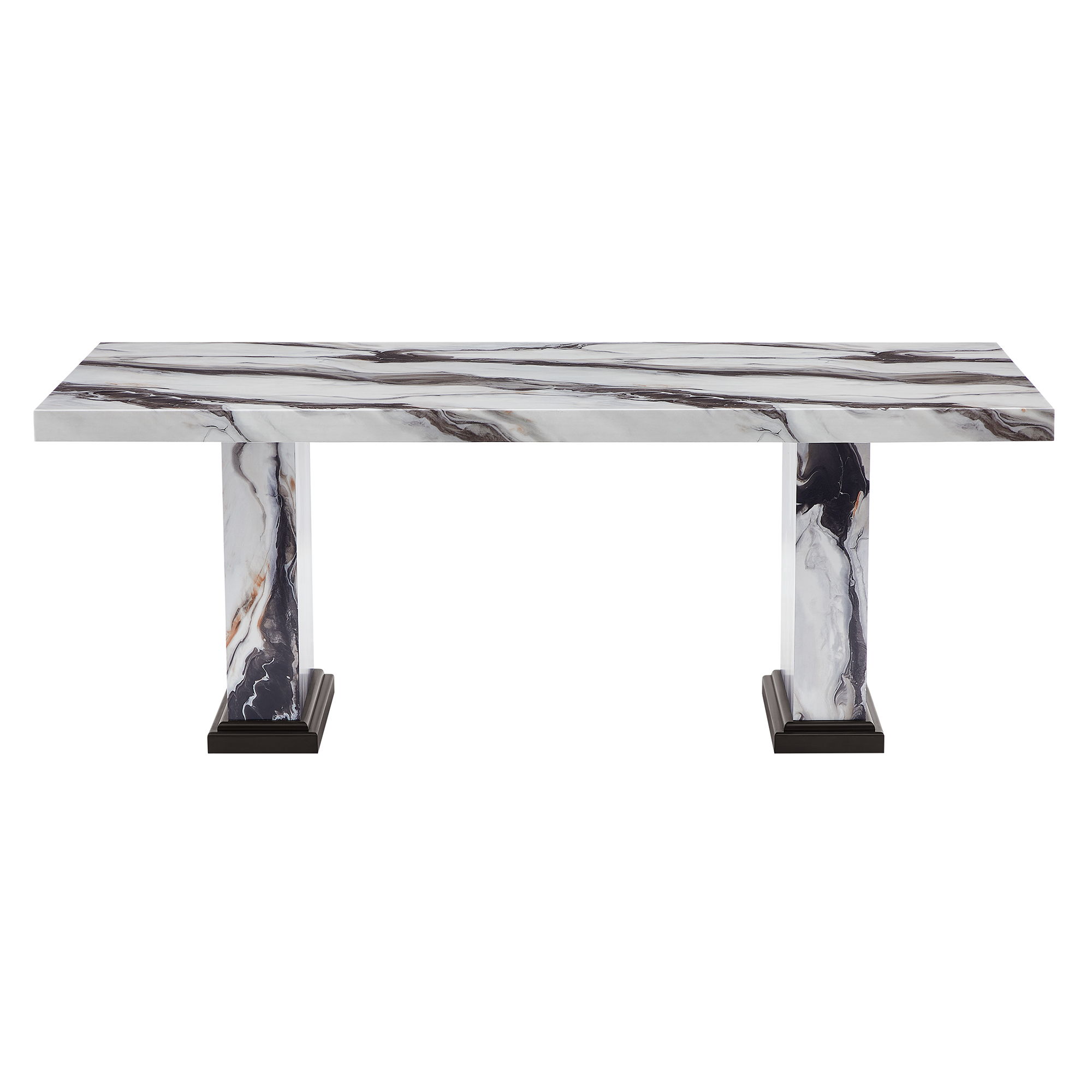 D8212DT - Dining Table Base - Light Brown