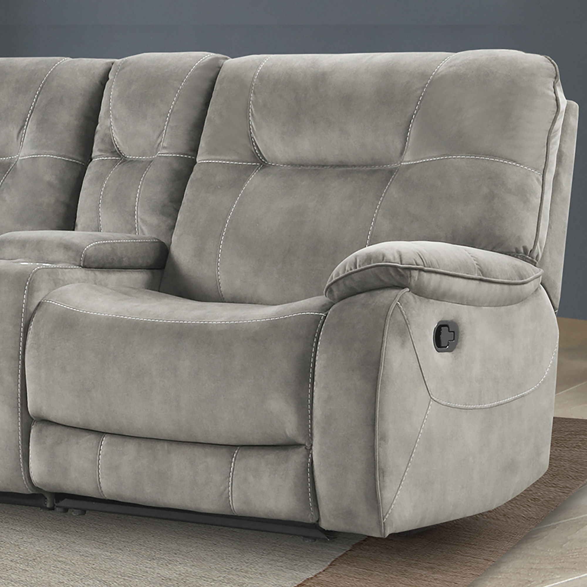 Parker House Cooper - Manual Right Arm Facing Recliner - Shadow Natural