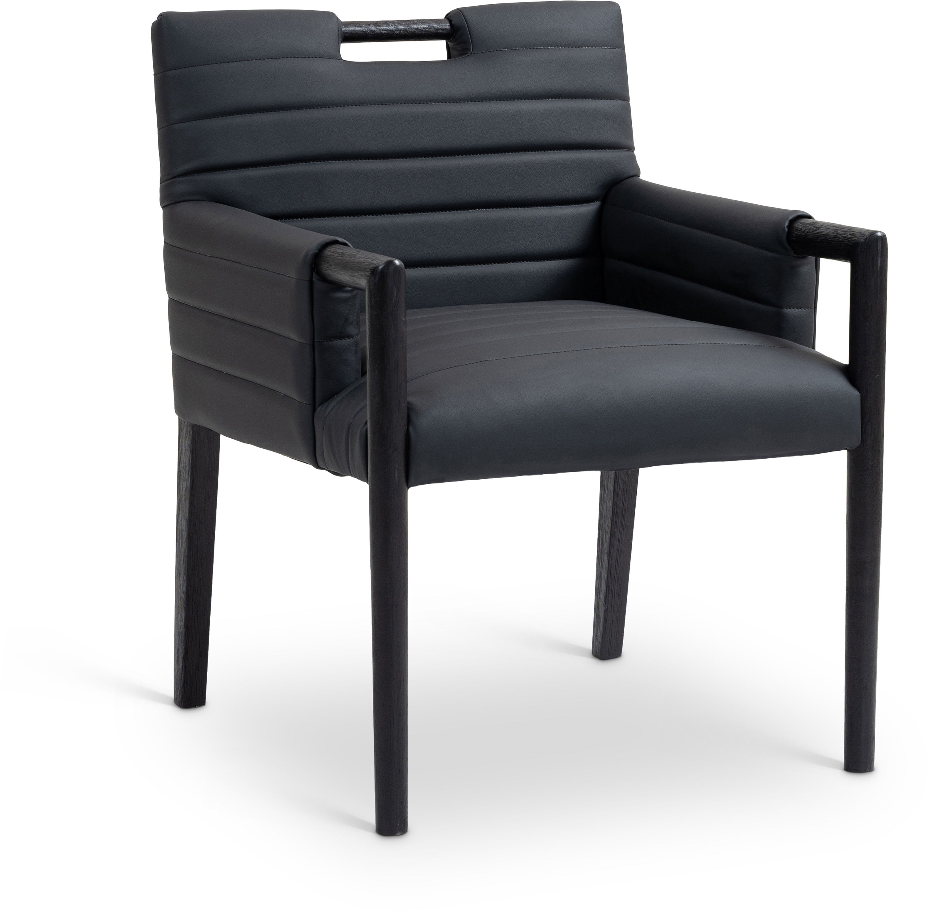 Aimee - Dining Arm Chair - Black
