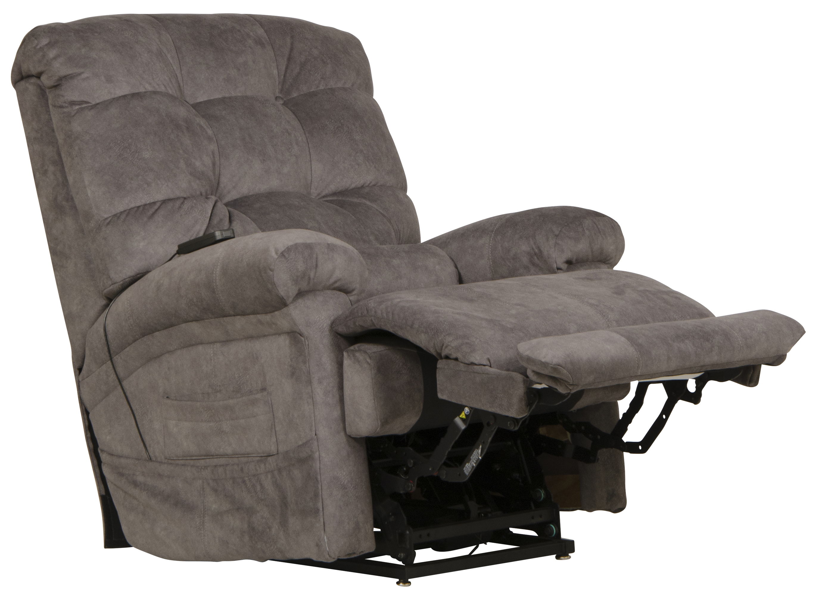 Longevity - Fabric Power Lift Reclining With Dual Motor / Zero Gravity Trendelenburg / Xtra Comfort Extended Ottoman - Graphite