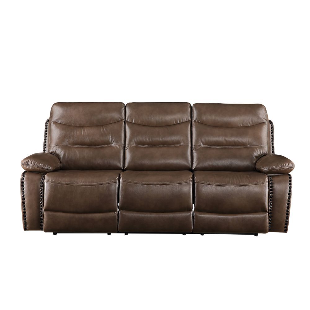Aashi - Motion Sofa - Brown Leather-Gel Match, dark brown, view 2