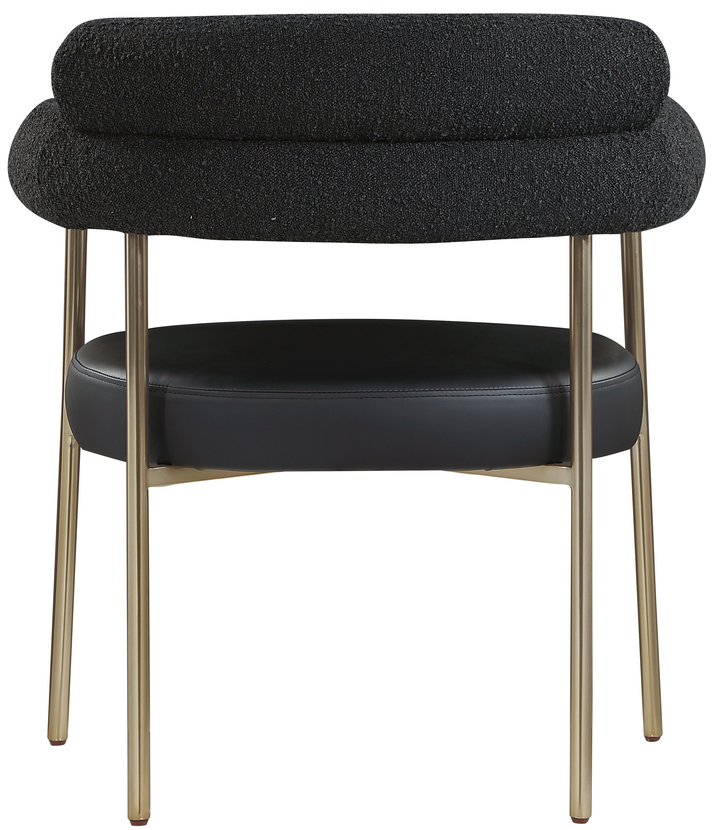 Blake - Dining Chair (Set of 2) Faux Leather - Black