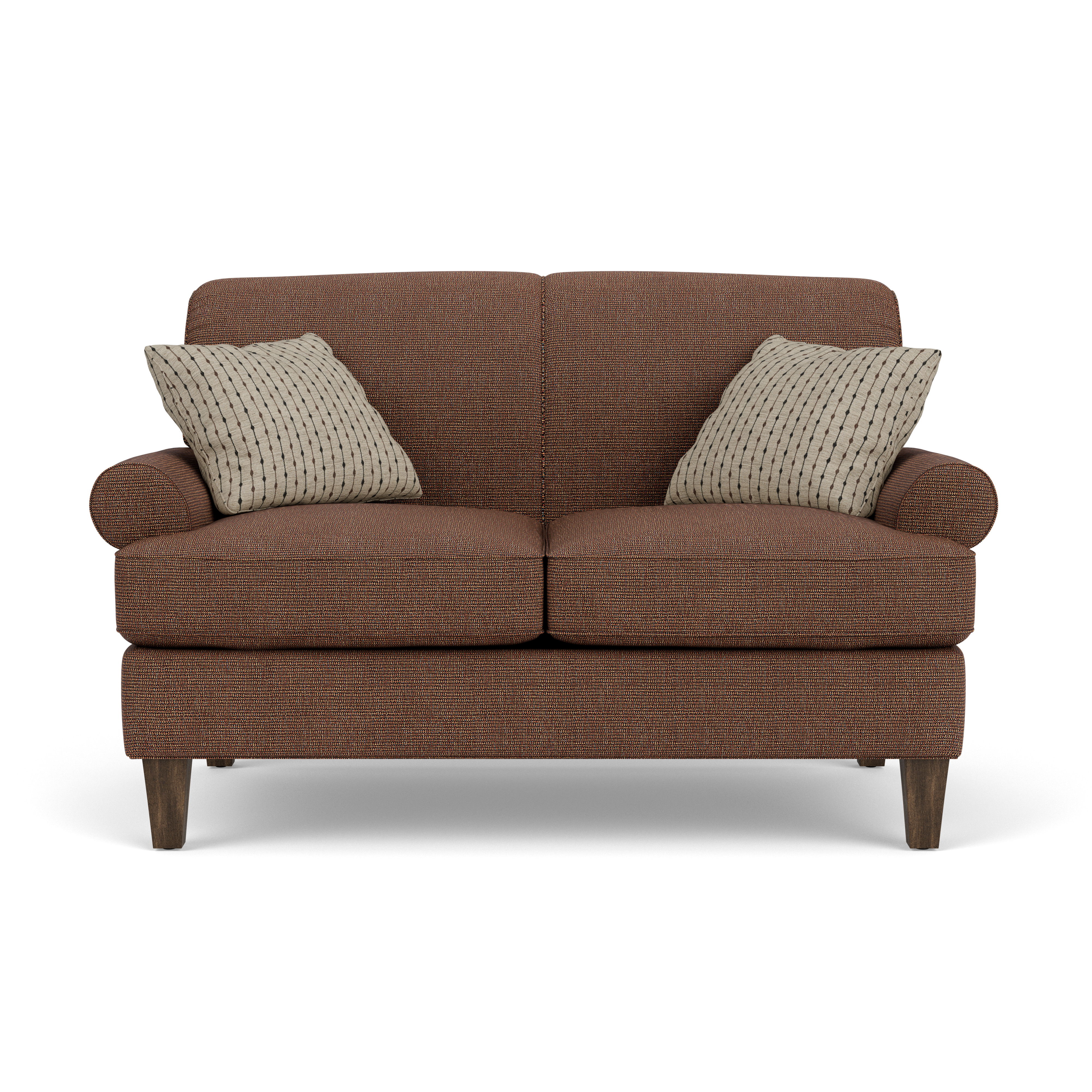 Venture - Fabric Loveseat, white, view 3