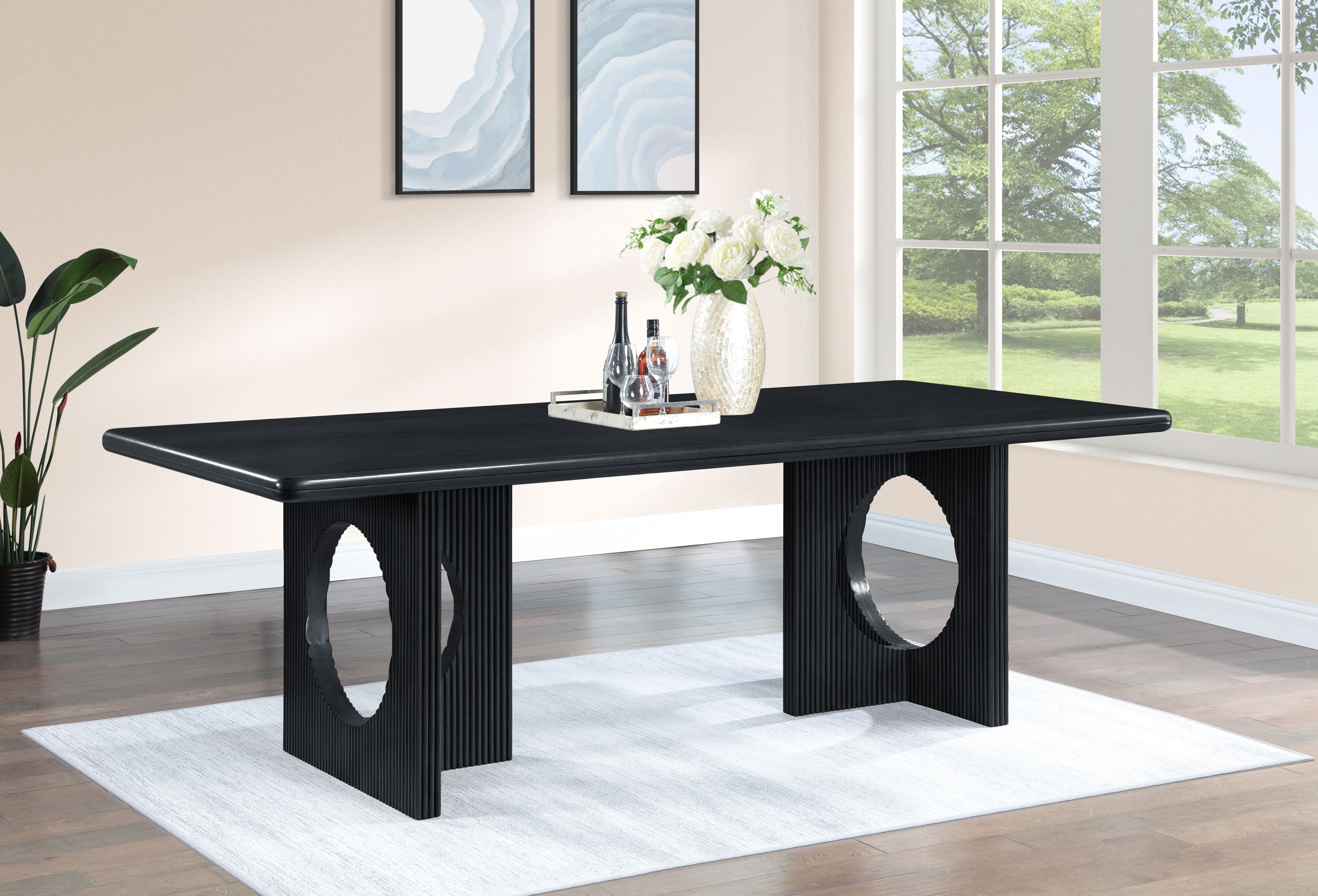 Rivas - Dining Table - Black