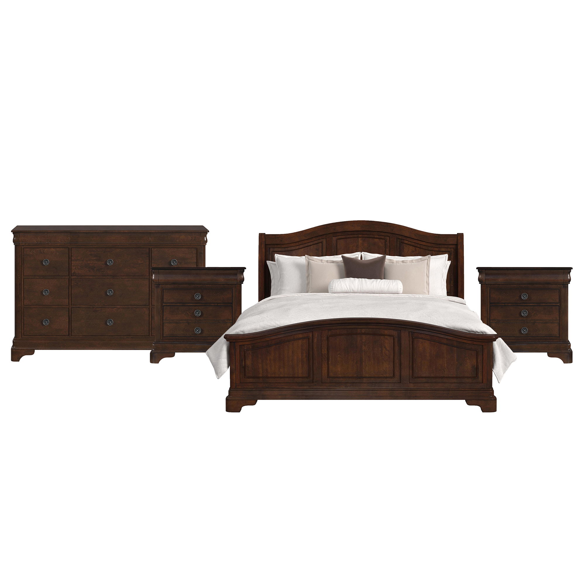 King · 4 Pc · Bedroom Set
