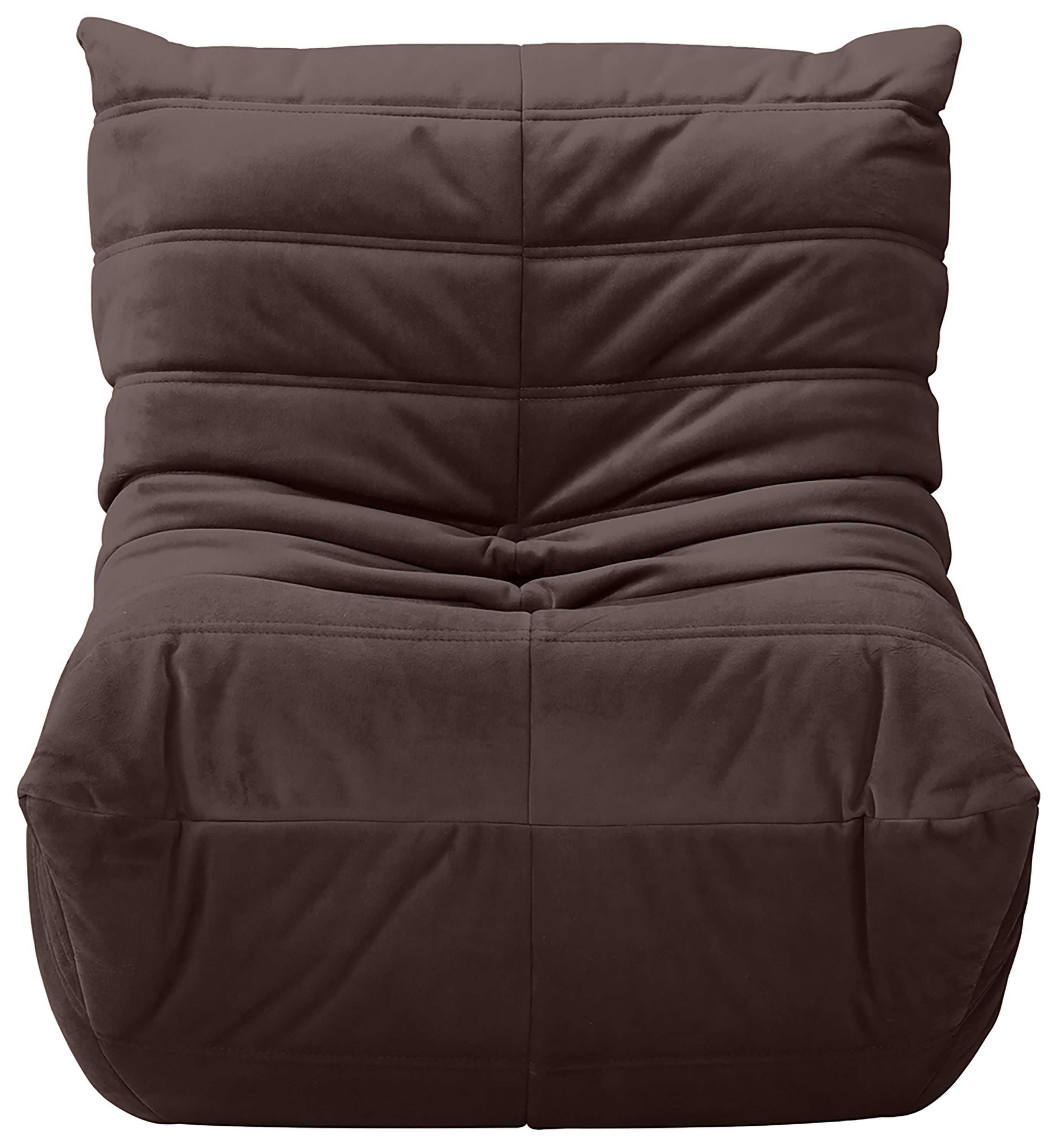 Relax - Velvet Upholstered Chair - Brown