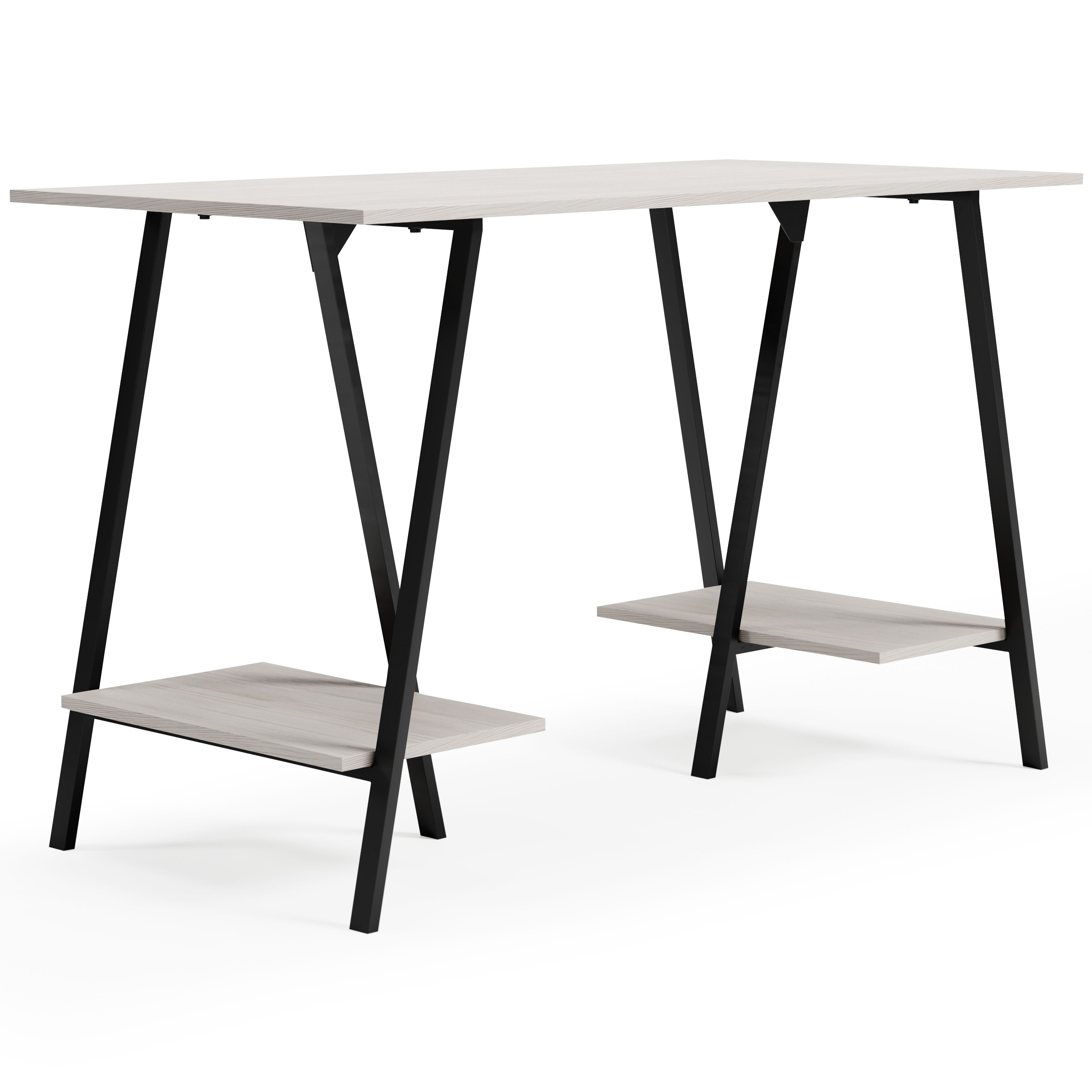 Ashley Bayflynn Home Office Desk - White/Black