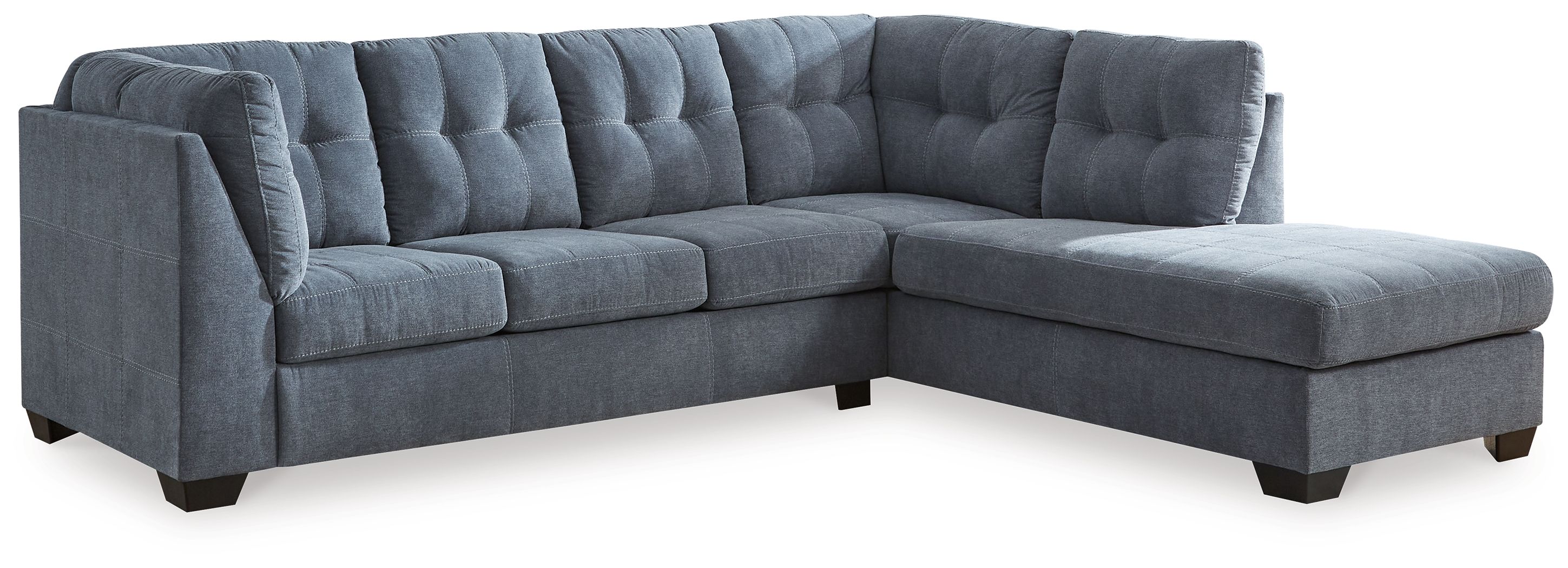 Ashley Marleton - Denim - 2-Piece Sectional With Raf Corner Chaise