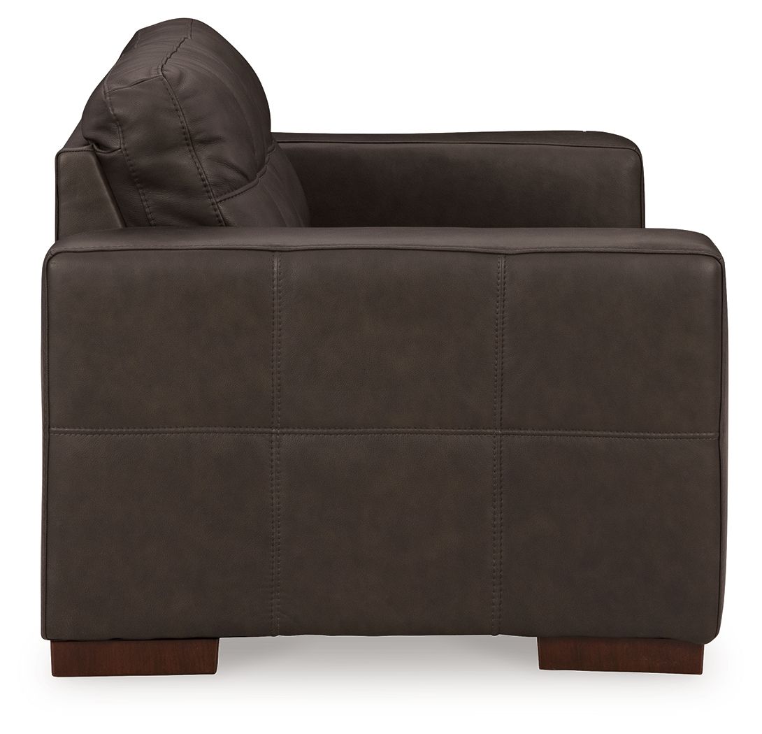 Ashley Furniture Luigi - Loveseat - Thunder - Image 4
