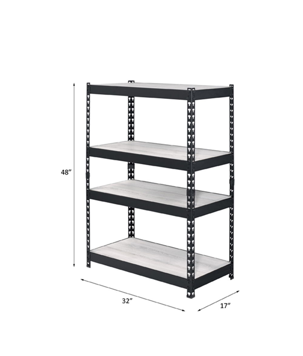 Decmus - 48" Bookshelf - Natural & Black, beige, view 3