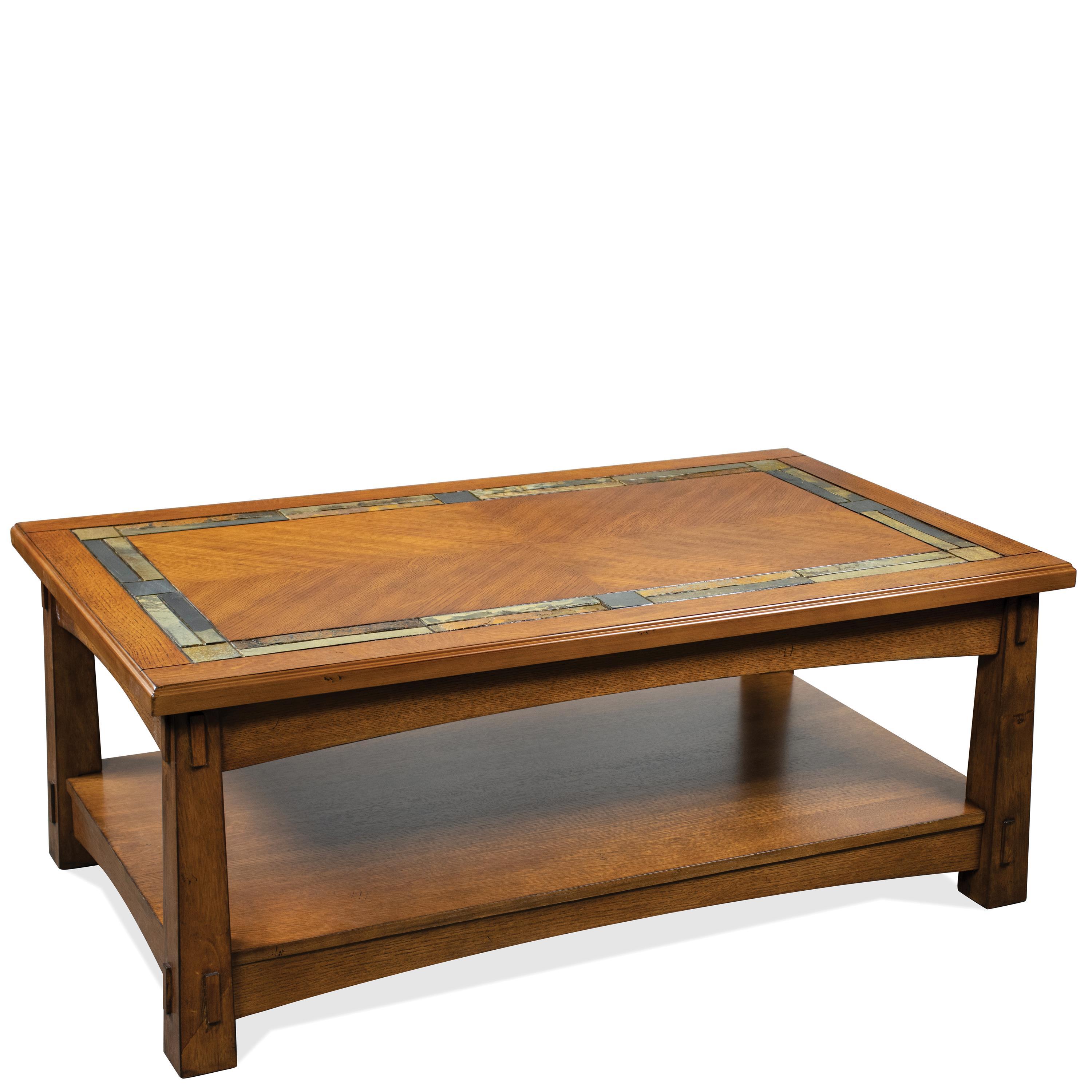 Riverside Furniture Craftsman Home - Rectangular Cocktail - Americana Oak