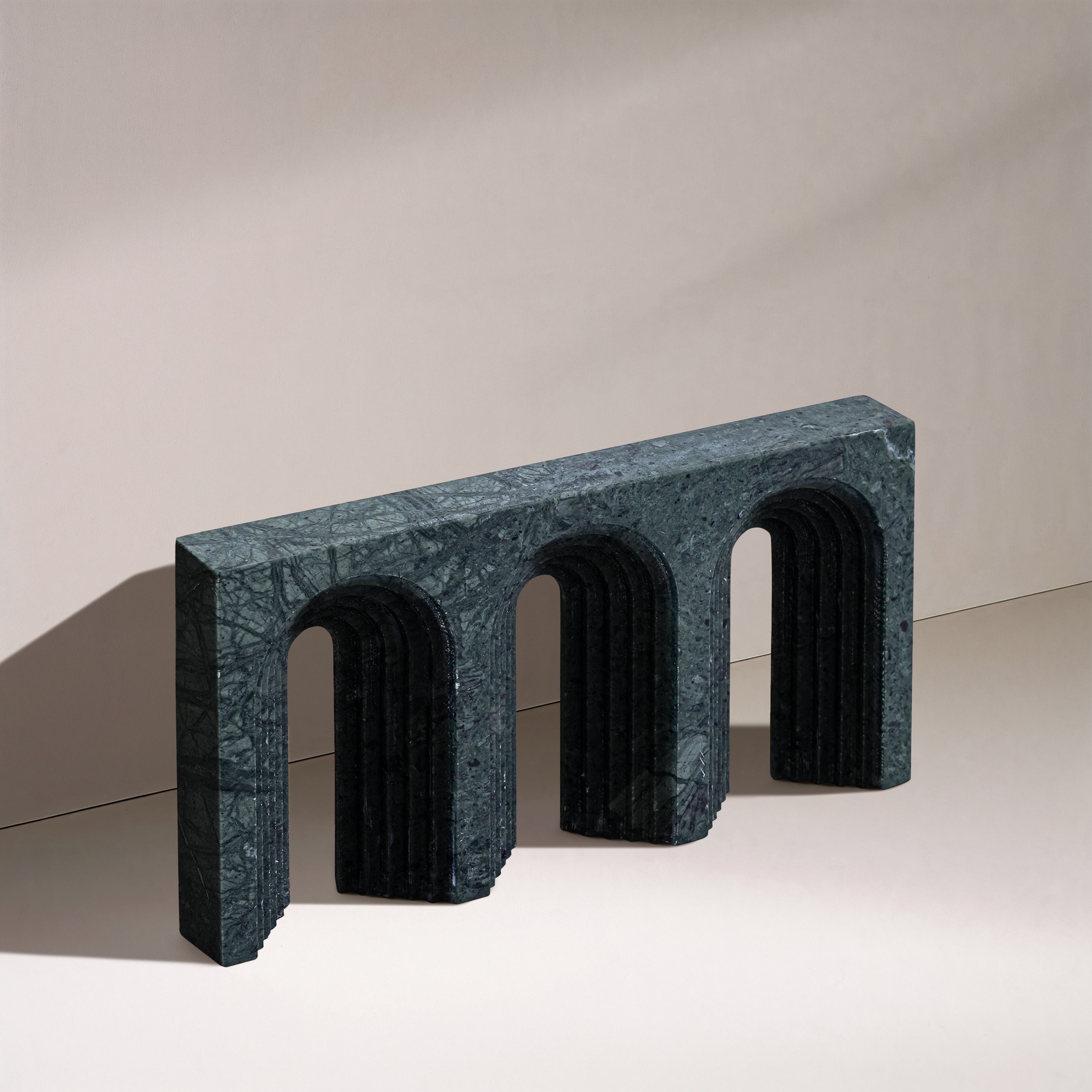 Curva - Marble Decorative Object - Green
